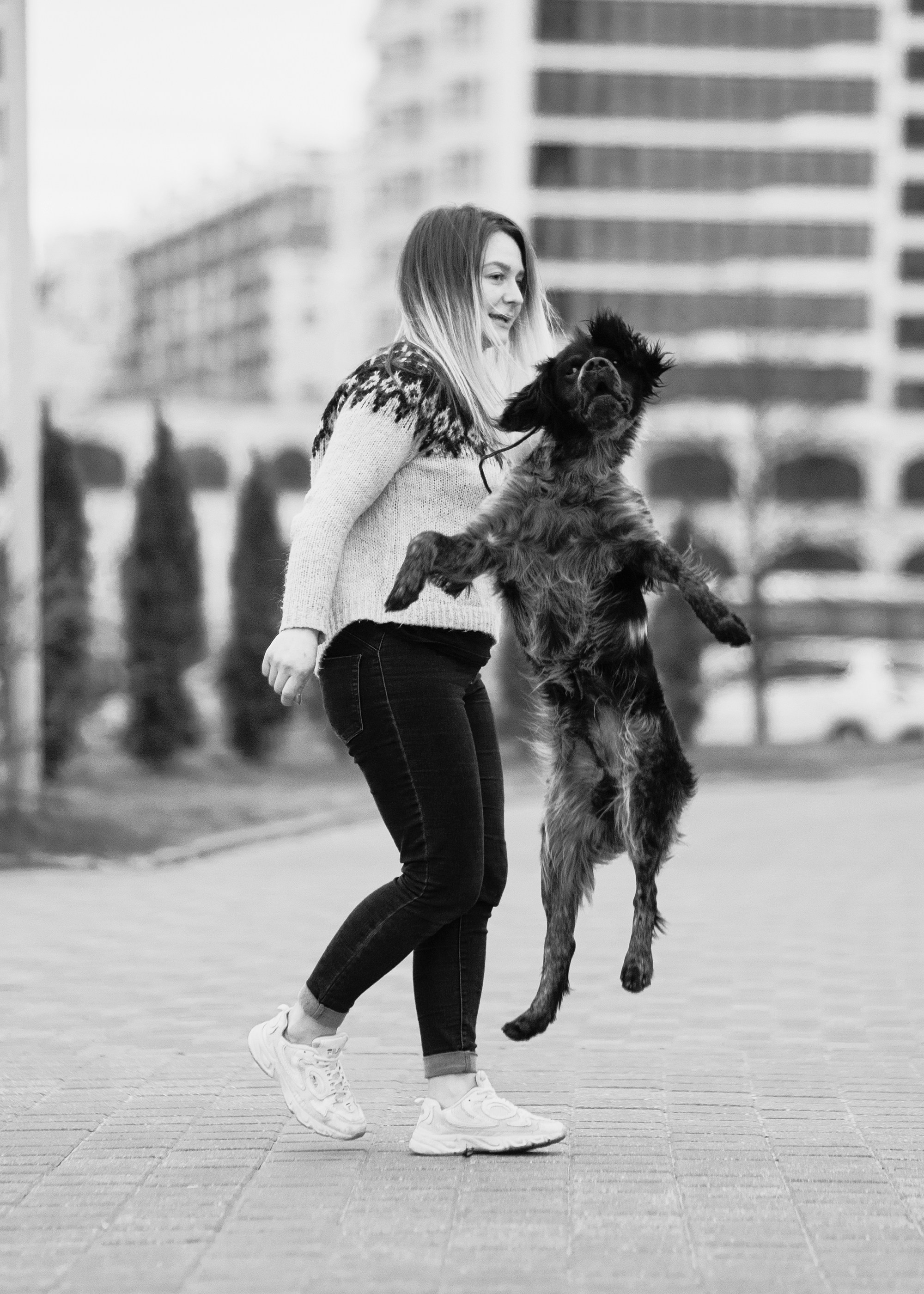 Autumn photo day for dog handler. Kaja | fotograf we Wrocławiu | ludzie i psy