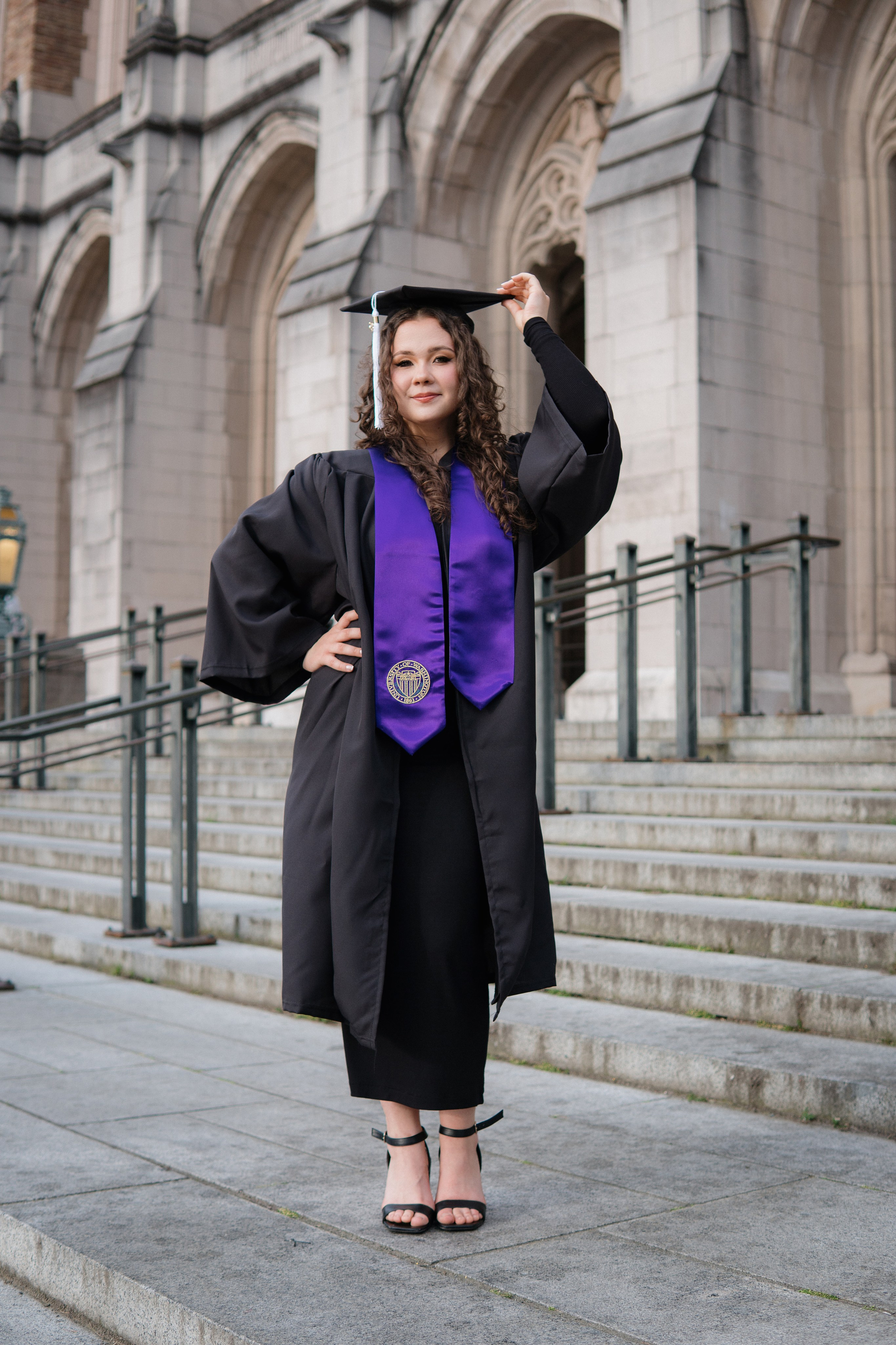 Alexandra graduation. Photographer in Washington Sophia D