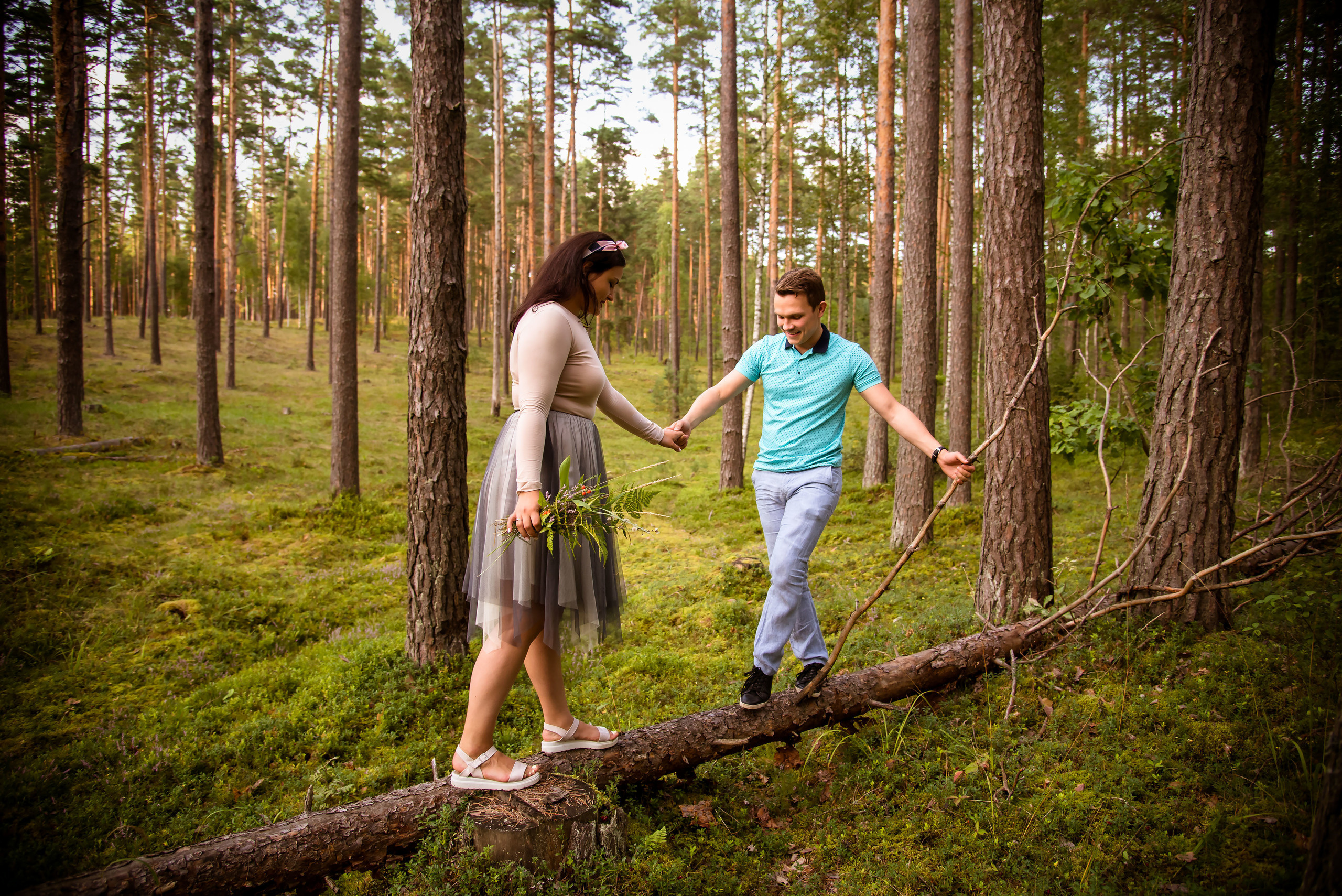 Veronika un Ivars. Fotogrāfs Romualds Rubenis un Artemijs Stašāns