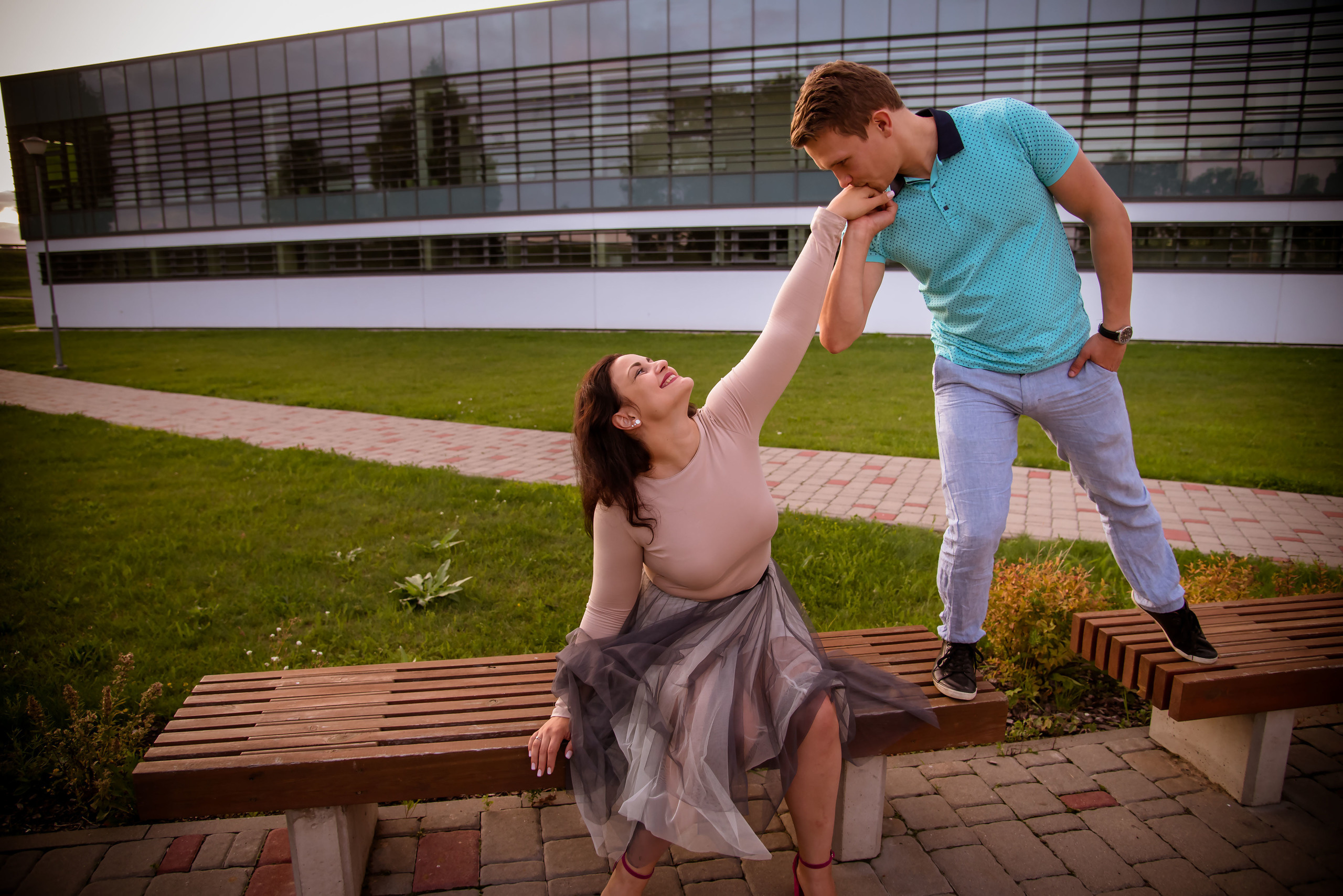 Veronika un Ivars. Fotogrāfs Romualds Rubenis un Artemijs Stašāns