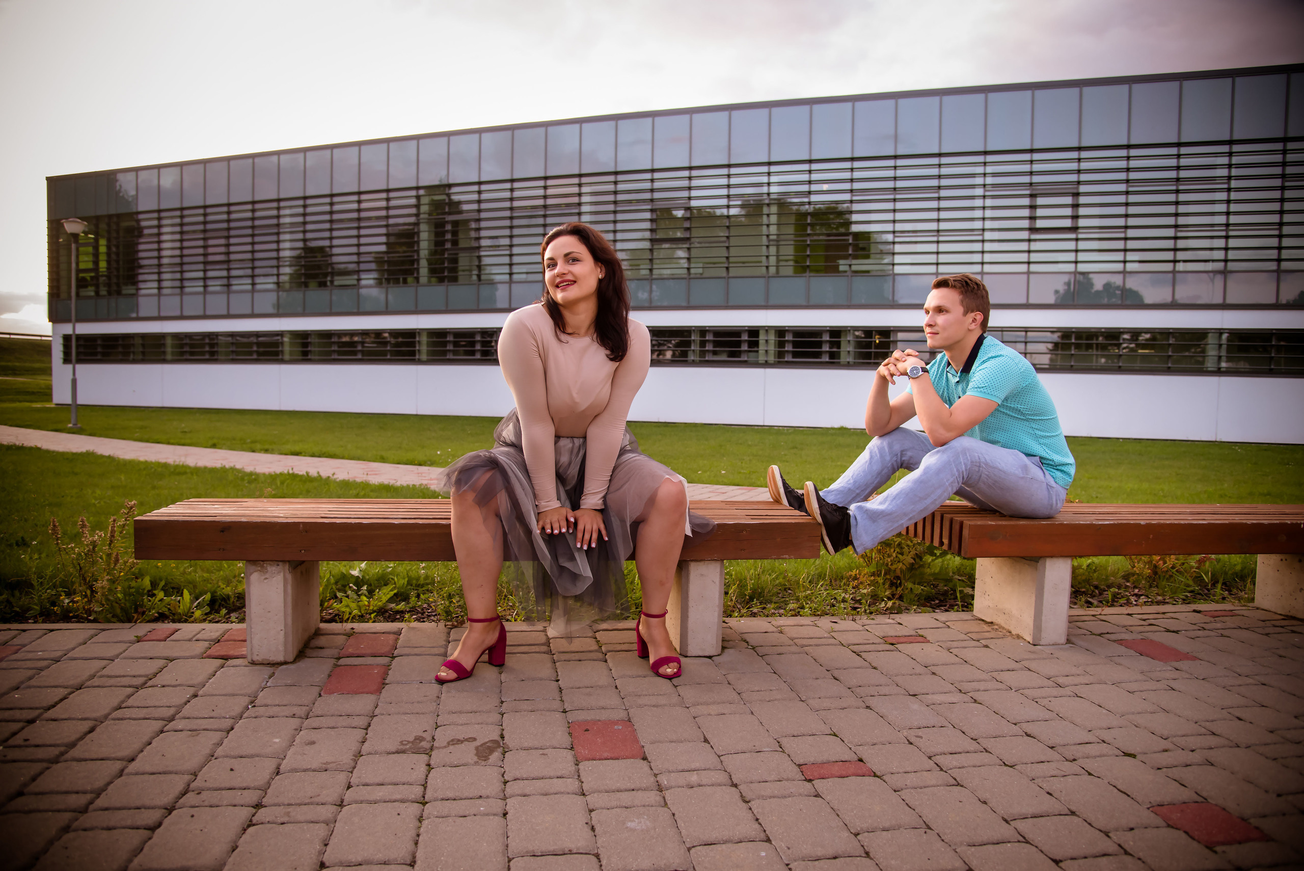 Veronika un Ivars. Fotogrāfs Romualds Rubenis un Artemijs Stašāns