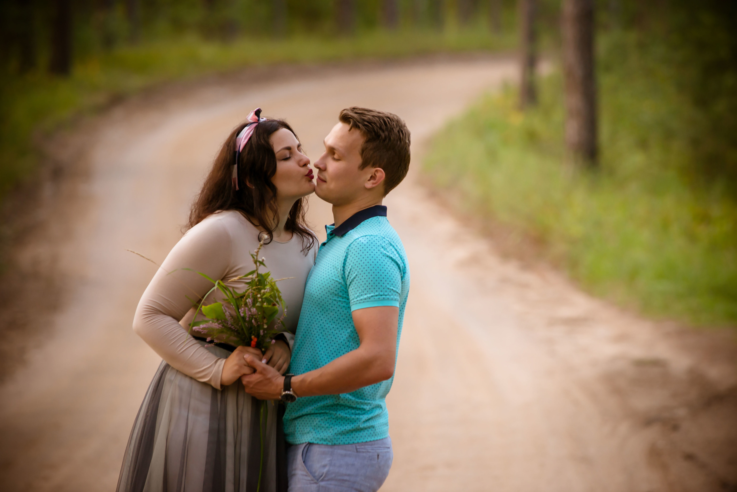 Veronika un Ivars. Fotogrāfs Romualds Rubenis un Artemijs Stašāns