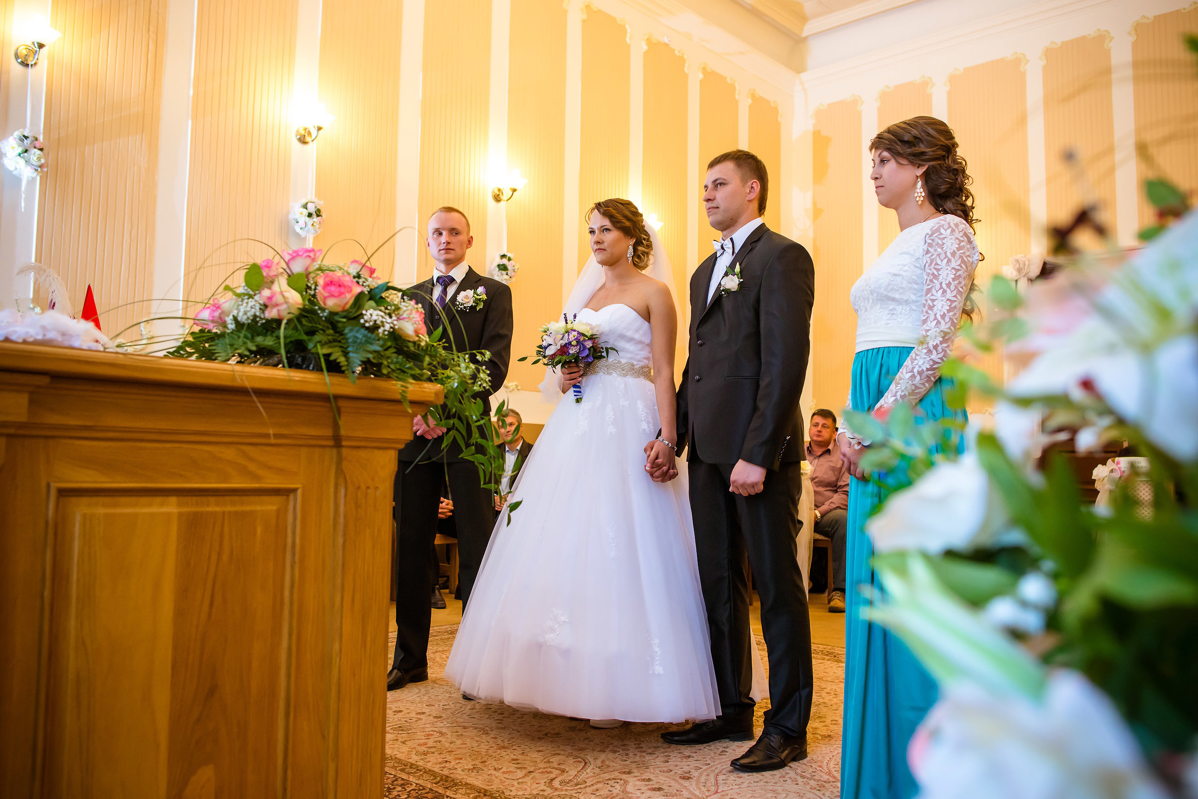 Съемка свадьбы в Ротко Центре. Фотограф Ромуальд Рубенис и Артемий Сташанс