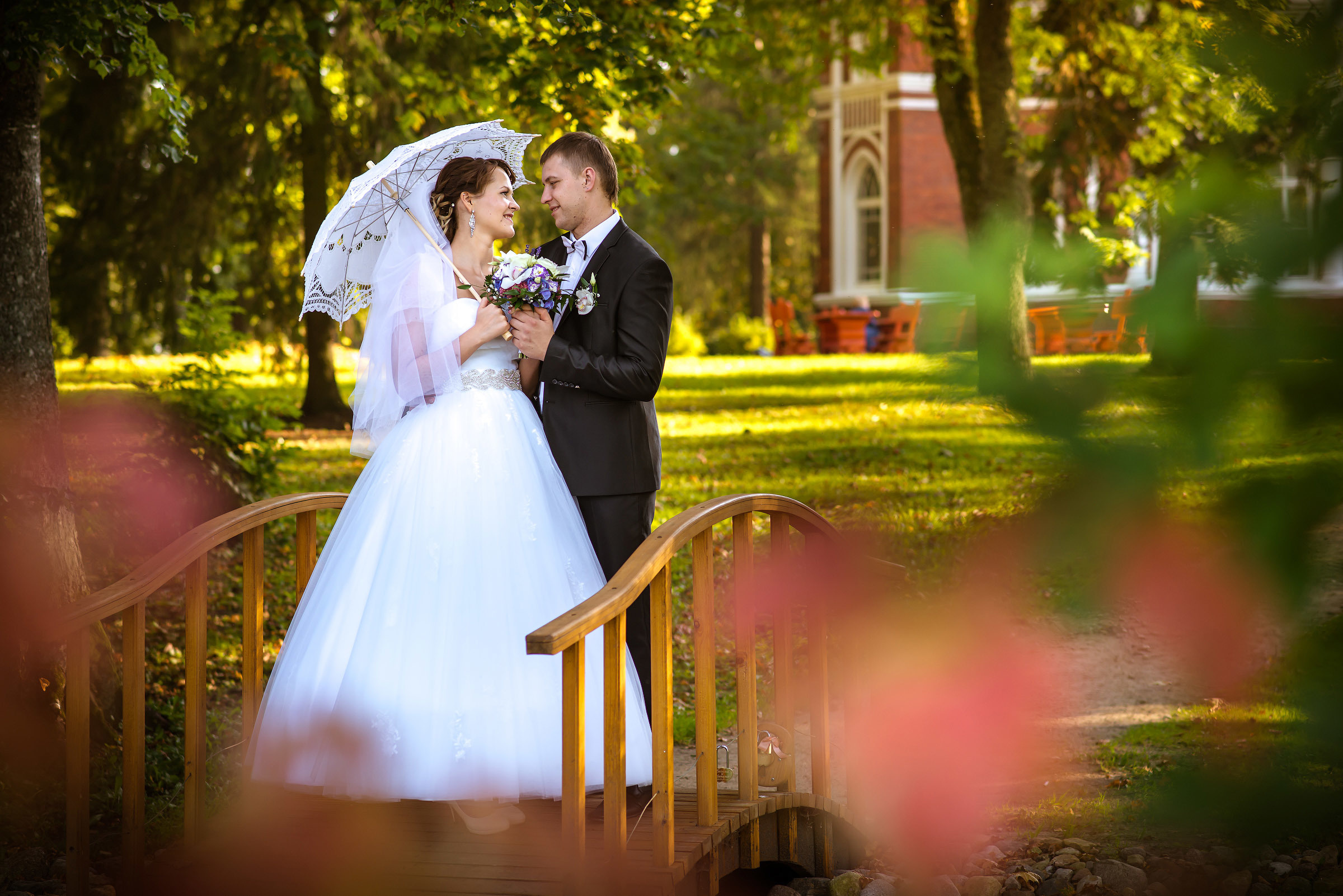 Съемка свадьбы в Ротко Центре. Фотограф Ромуальд Рубенис и Артемий Сташанс