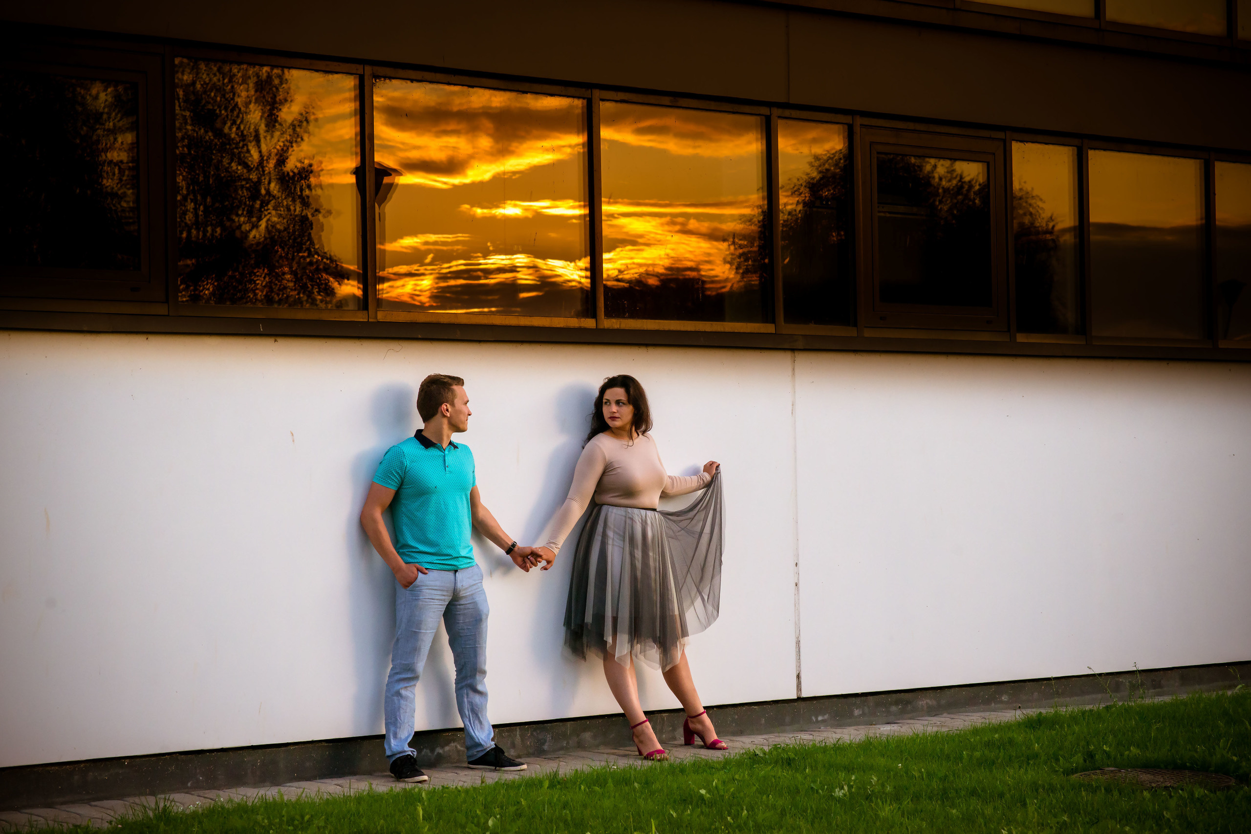Veronika un Ivars. Fotogrāfs Romualds Rubenis un Artemijs Stašāns