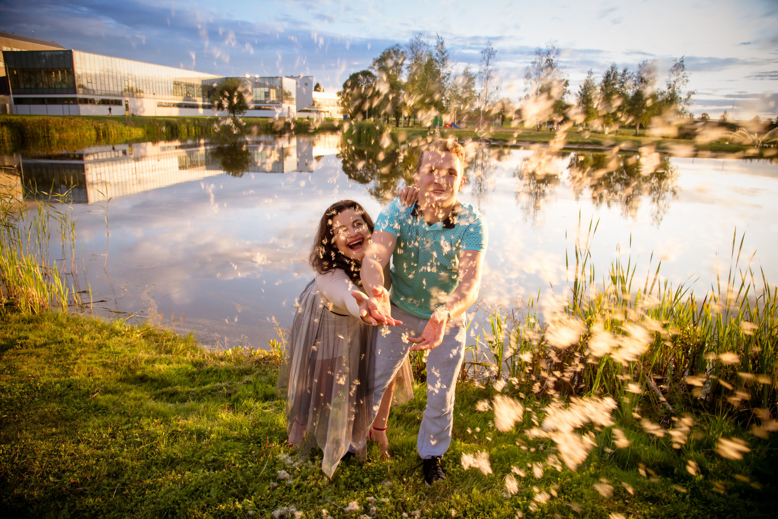 Veronika un Ivars. Fotogrāfs Romualds Rubenis un Artemijs Stašāns