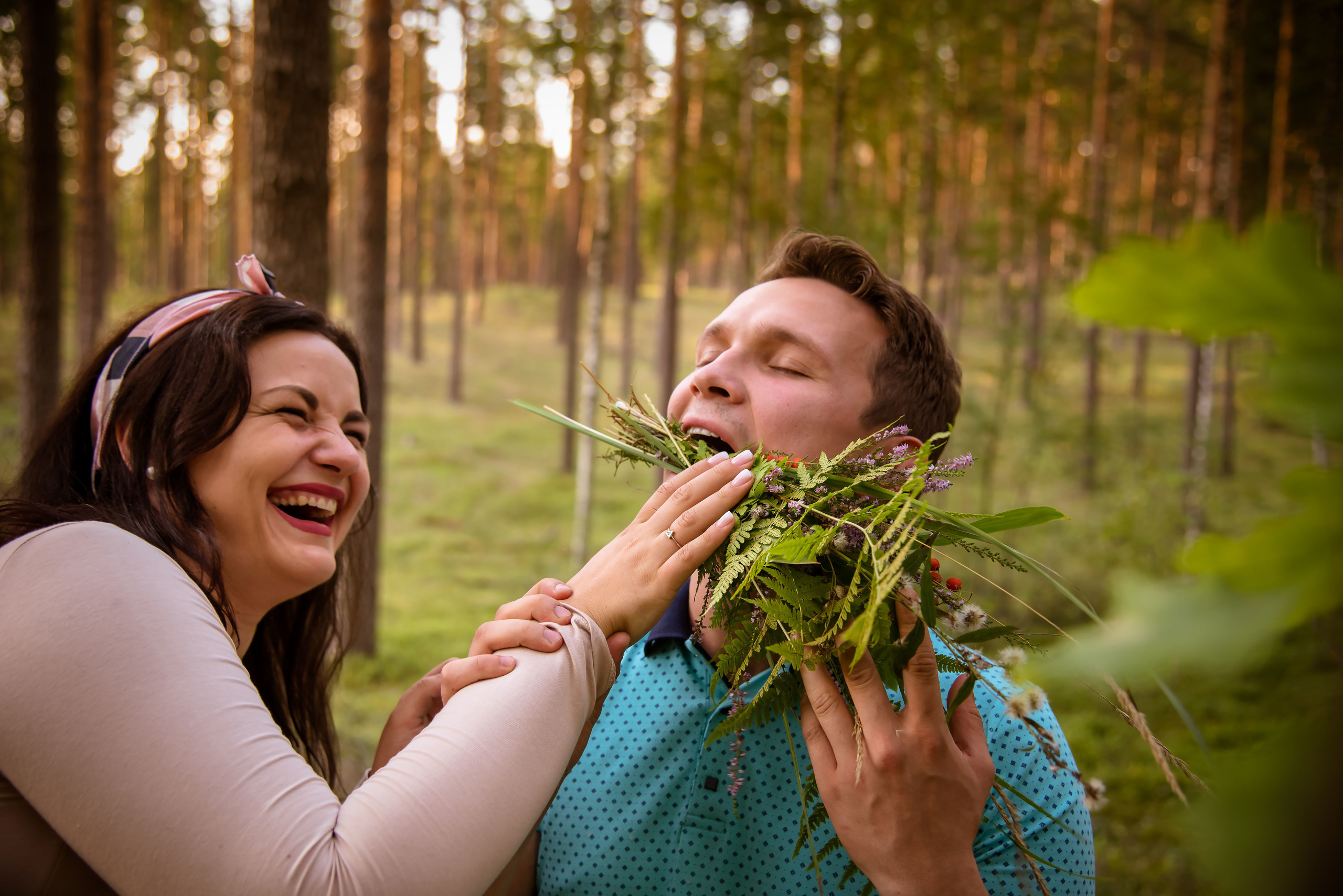 Veronika un Ivars. Fotogrāfs Romualds Rubenis un Artemijs Stašāns