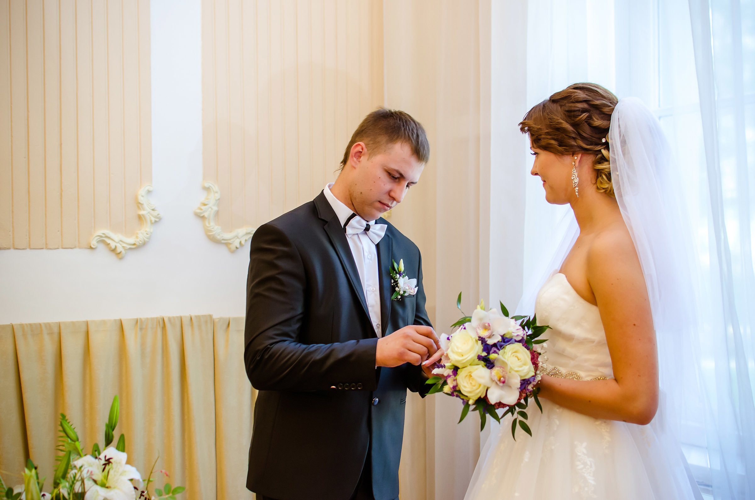 Съемка свадьбы в Ротко Центре. Фотограф Ромуальд Рубенис и Артемий Сташанс