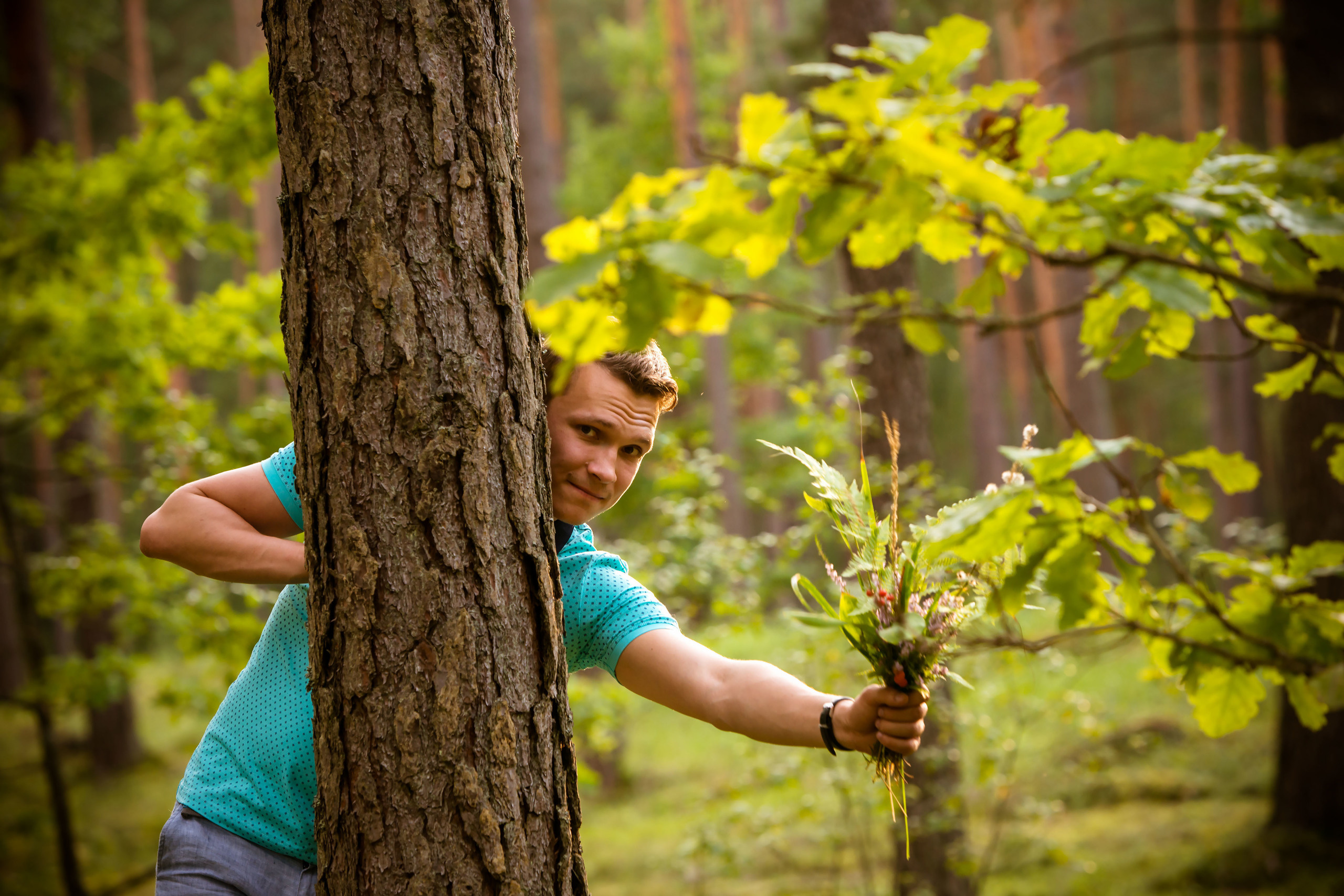 Veronika un Ivars. Fotogrāfs Romualds Rubenis un Artemijs Stašāns