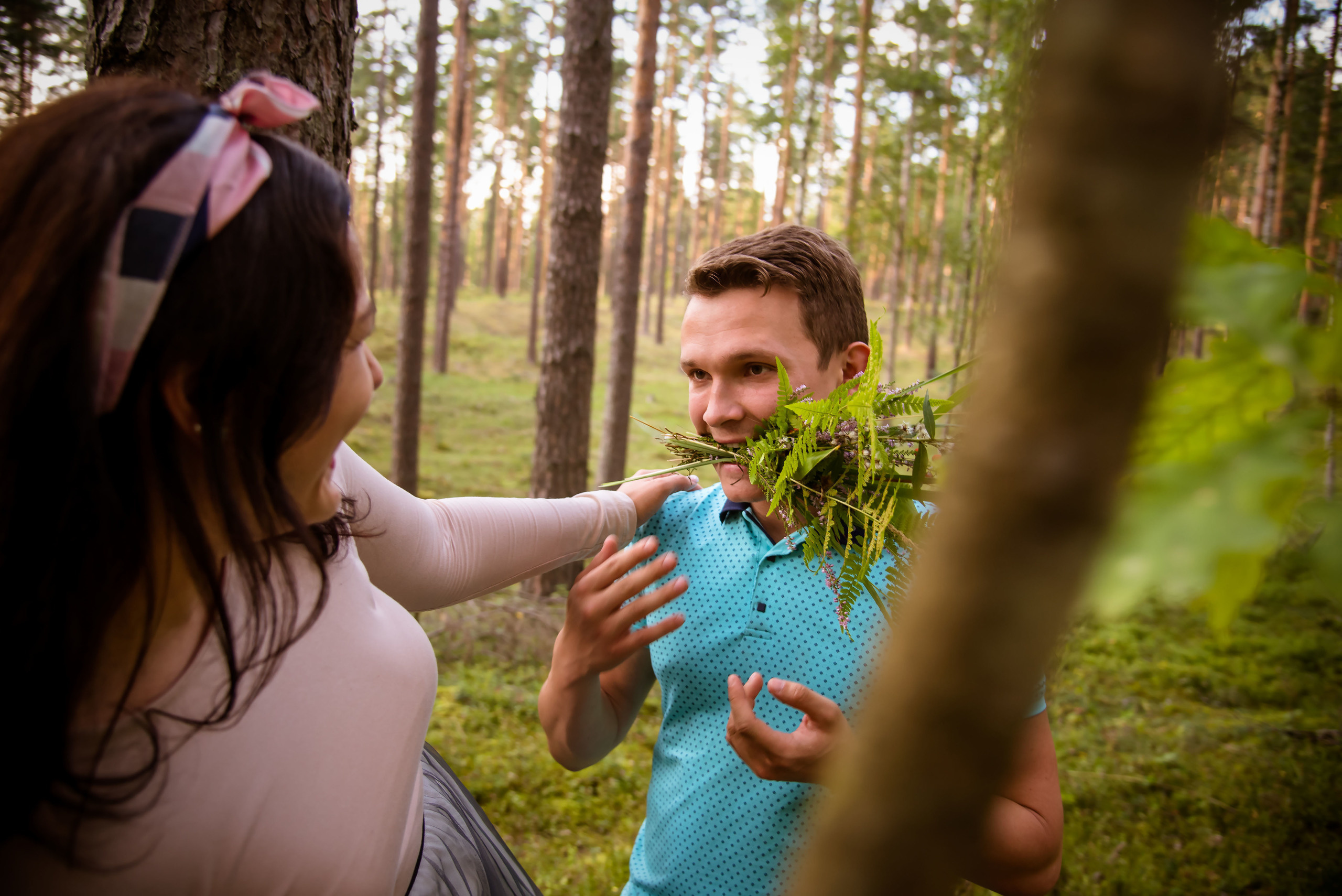 Veronika un Ivars. Fotogrāfs Romualds Rubenis un Artemijs Stašāns
