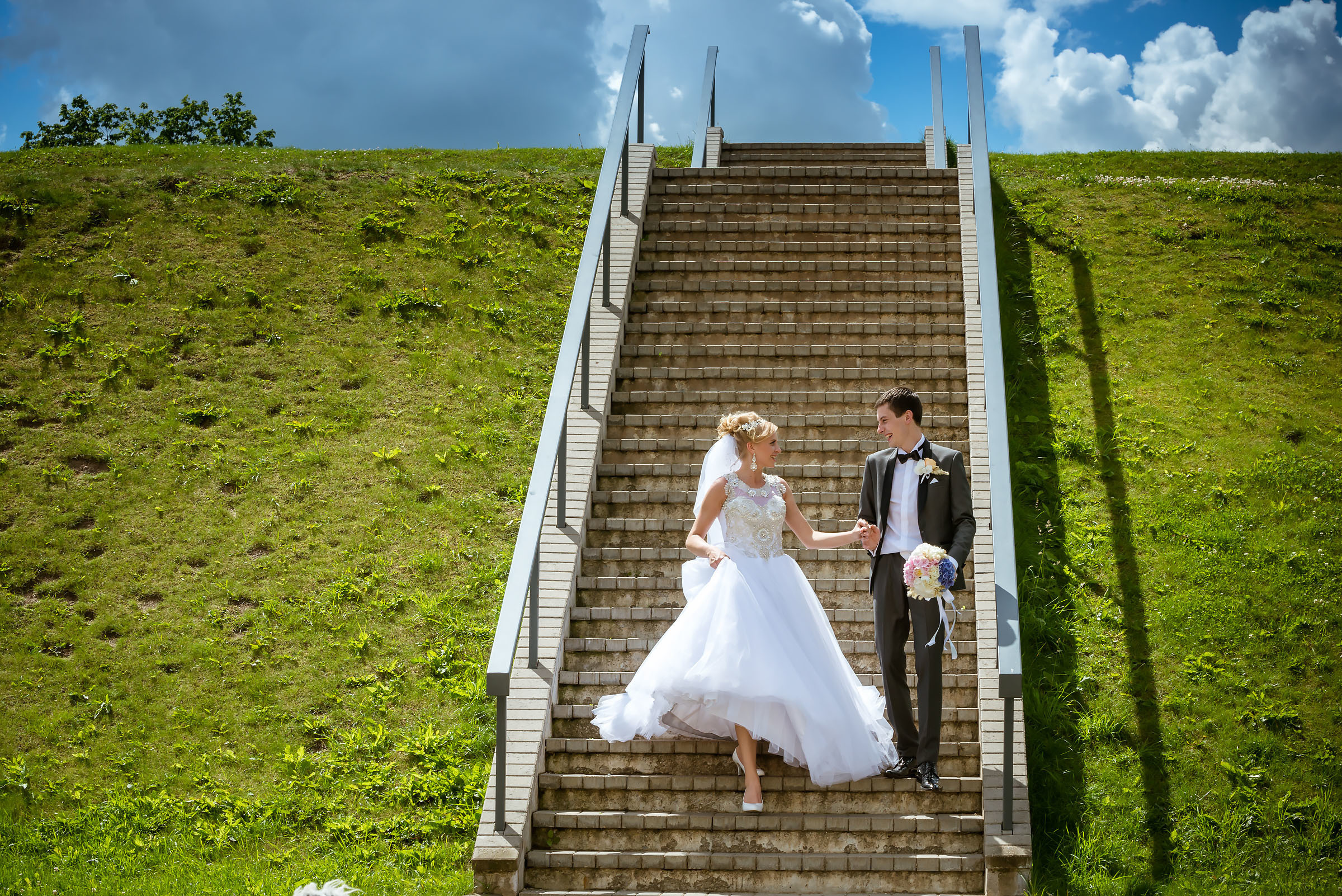 Stefani un Edvins. Fotogrāfs Romualds Rubenis un Artemijs Stašāns