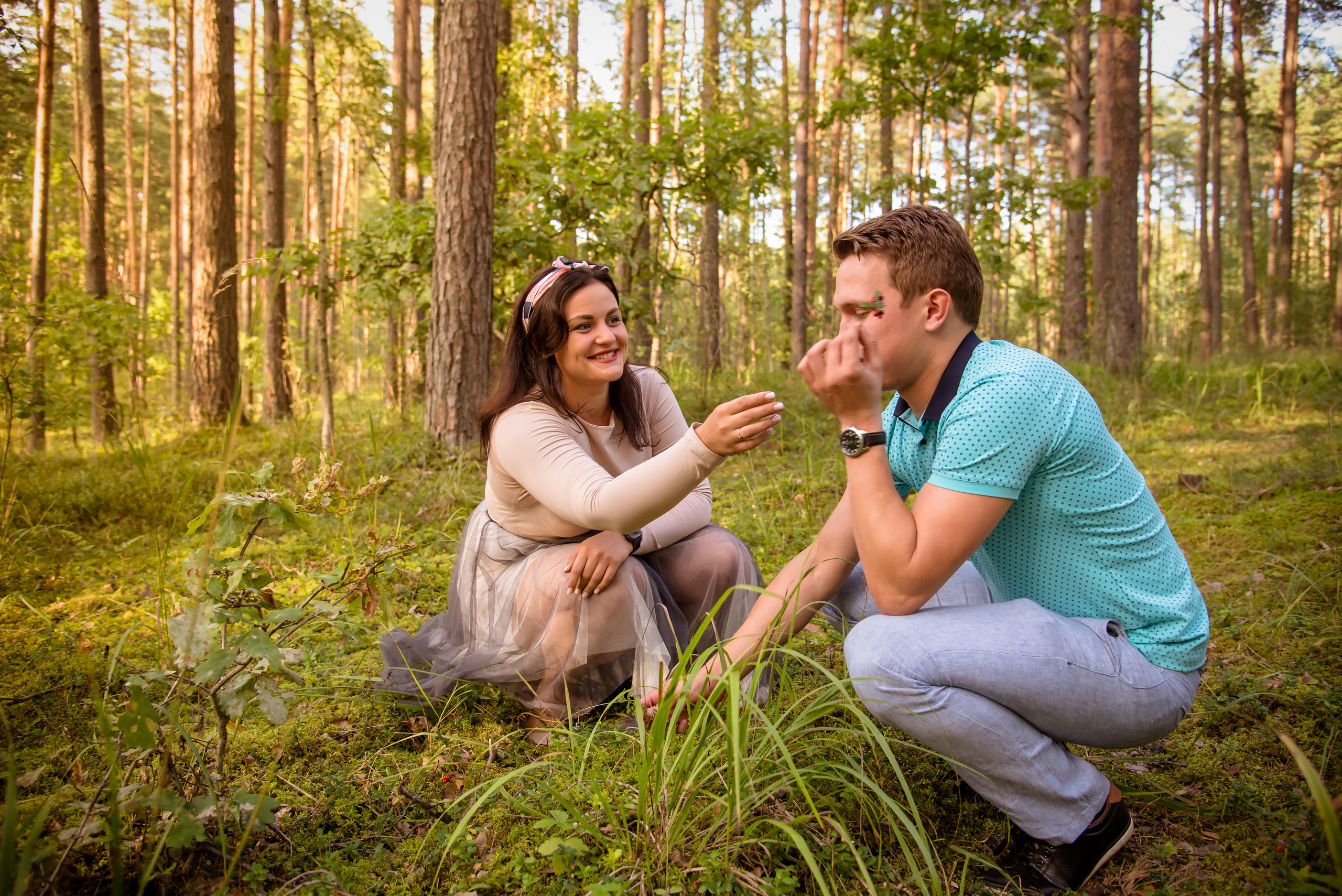 Veronika un Ivars. Fotogrāfs Romualds Rubenis un Artemijs Stašāns