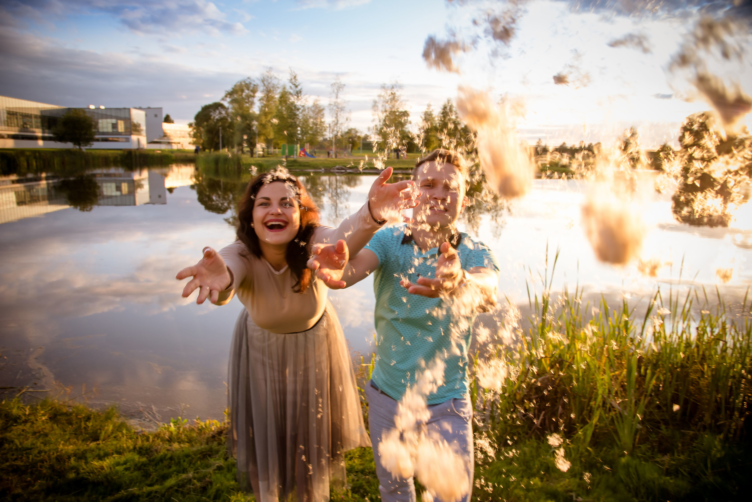 Veronika un Ivars. Fotogrāfs Romualds Rubenis un Artemijs Stašāns