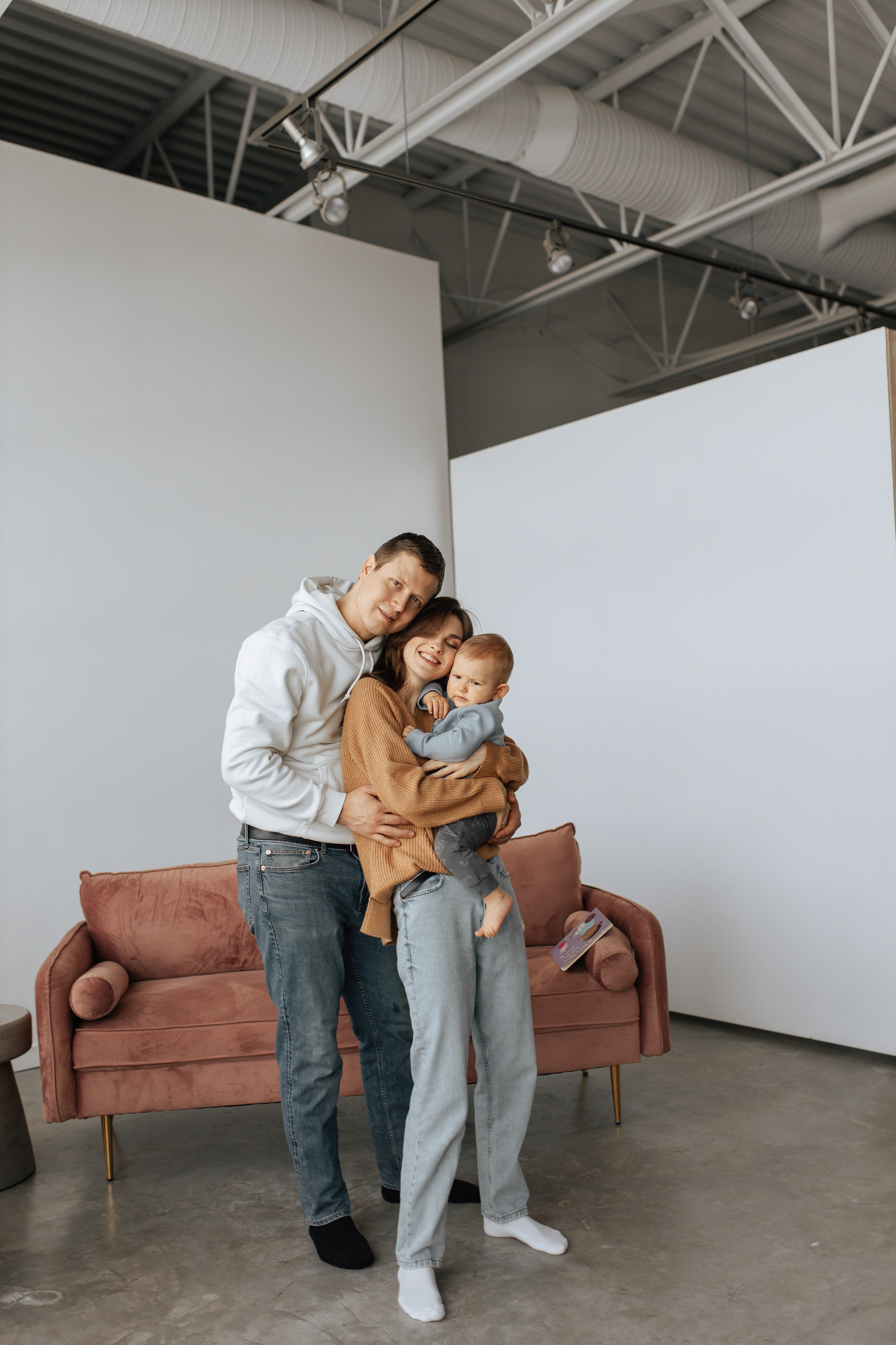 Aleksandr’s first birthday. Home