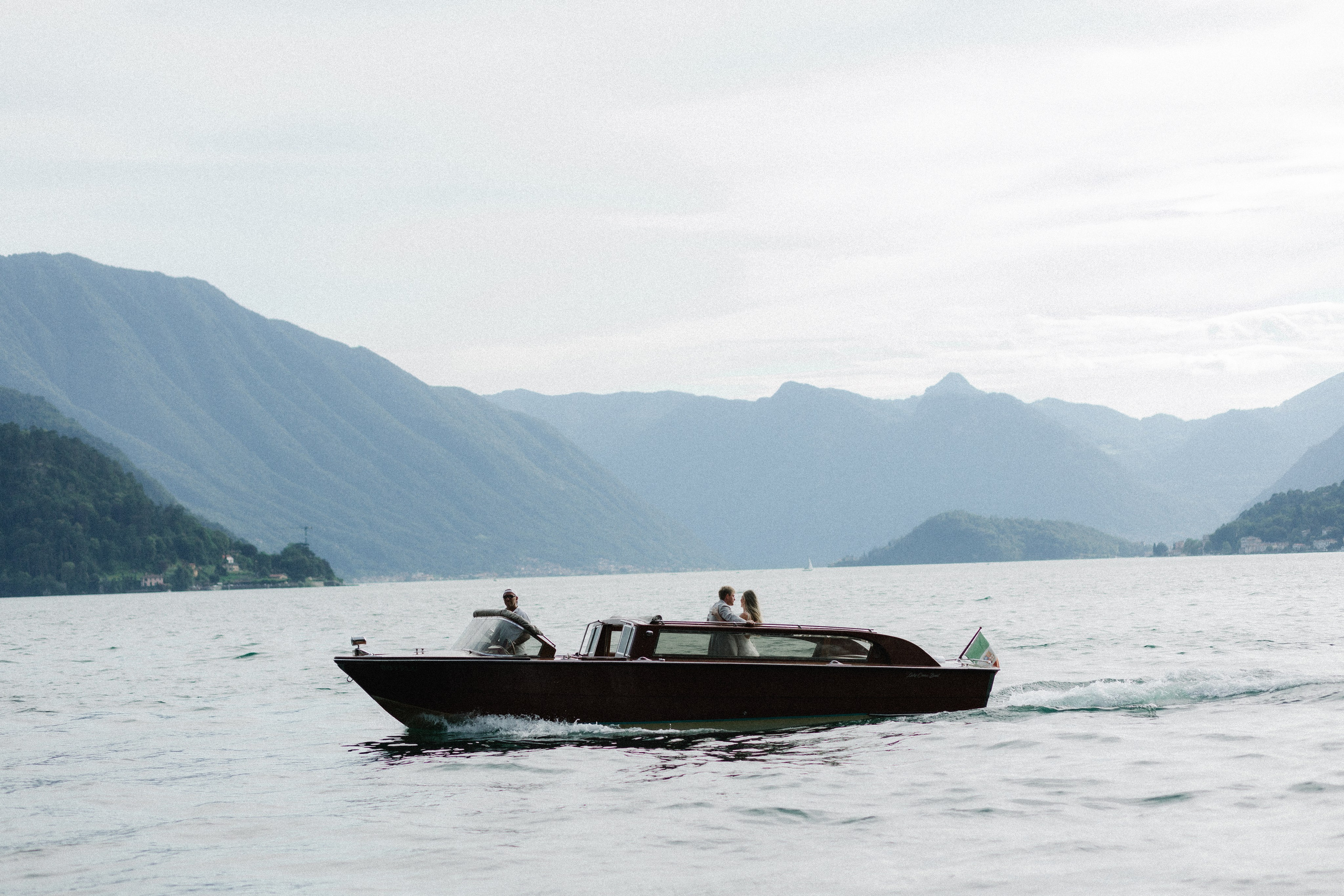Lake Como Elopement Photography | Boat & Villa Monastero Wedding. Photographer in Italy Anna Linnik