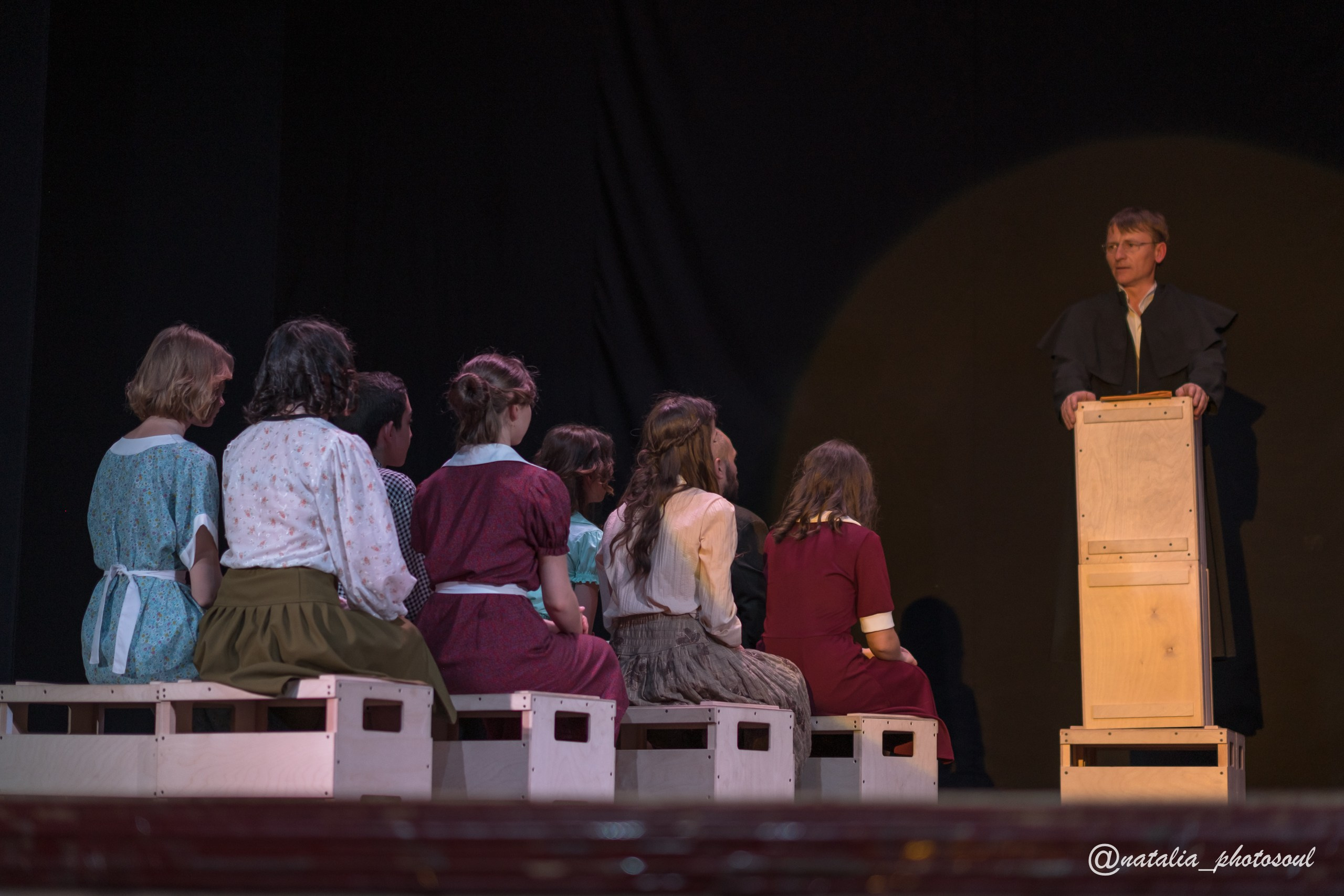 Performance “Our Town” School and Theater “Artist”. Photographer in Seoul Dobrokvashina Natalya