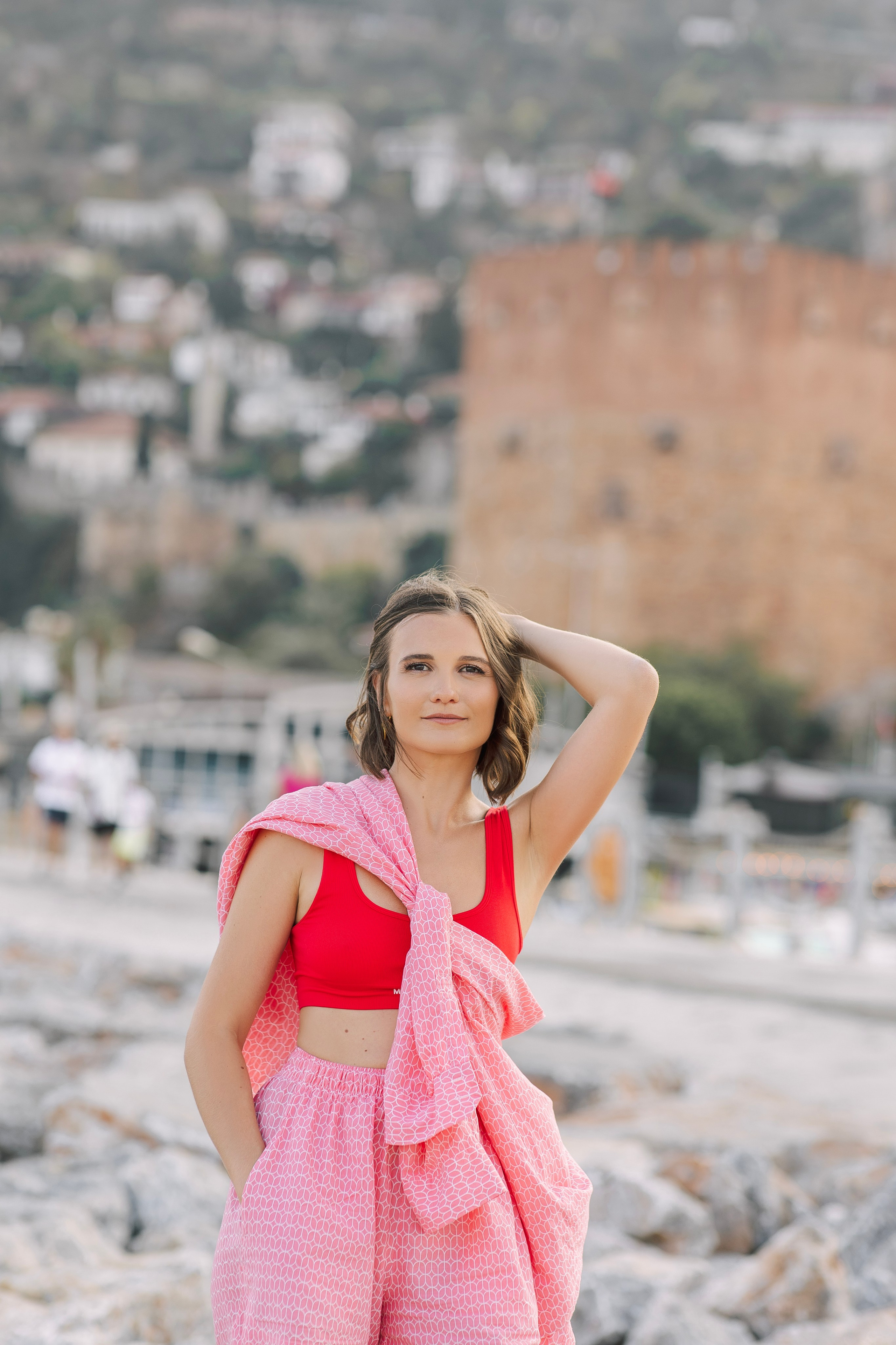 Individual photo session in the streets and port of Alanya. Professional Photographer in Alanya, Side, Belek, Antalya. Turkiye