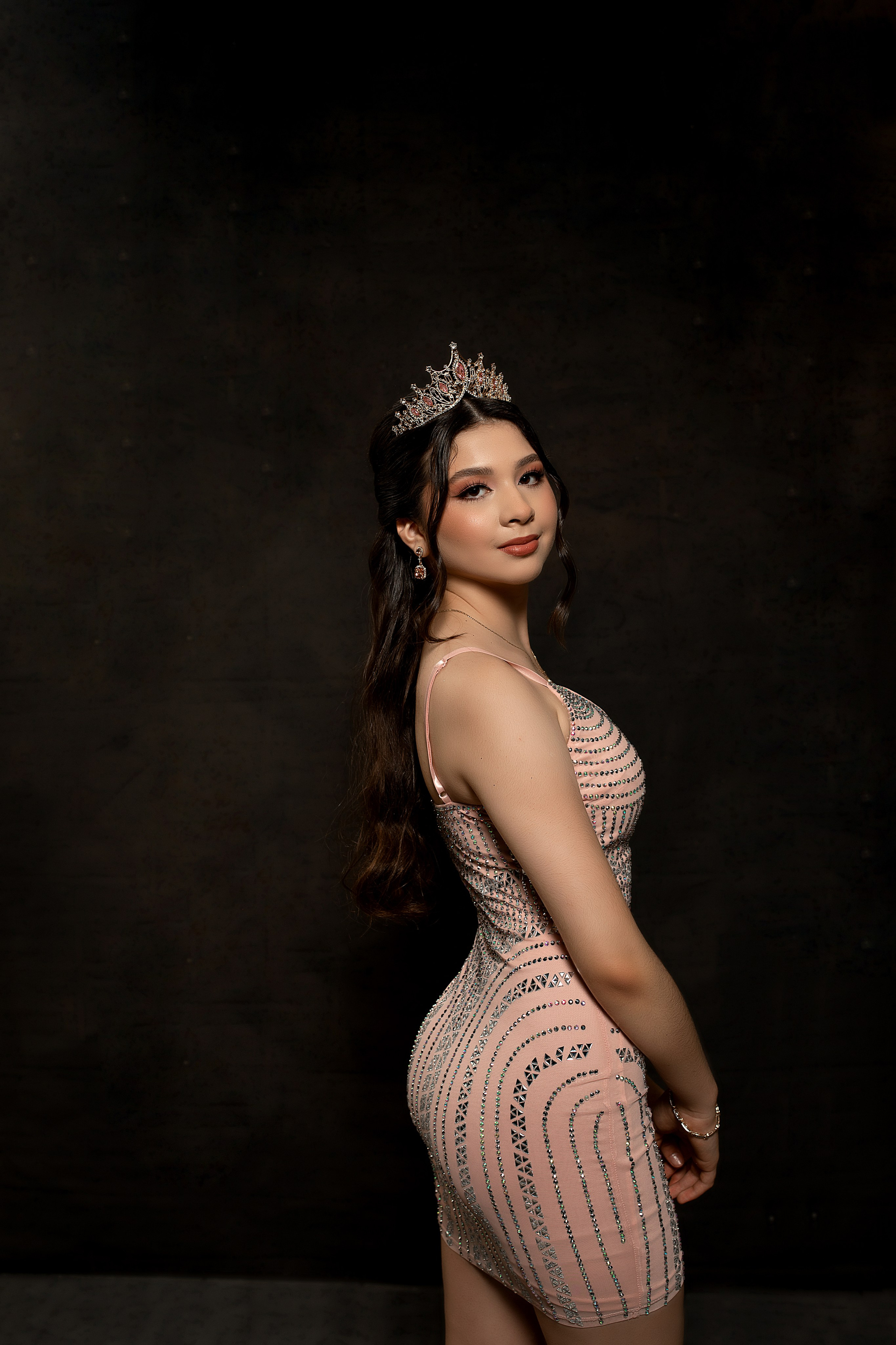 Sesion formal de XV años en estudio. Paula Maria. Виктория Кастельянос. Русскоязычный фотограф в Мексике