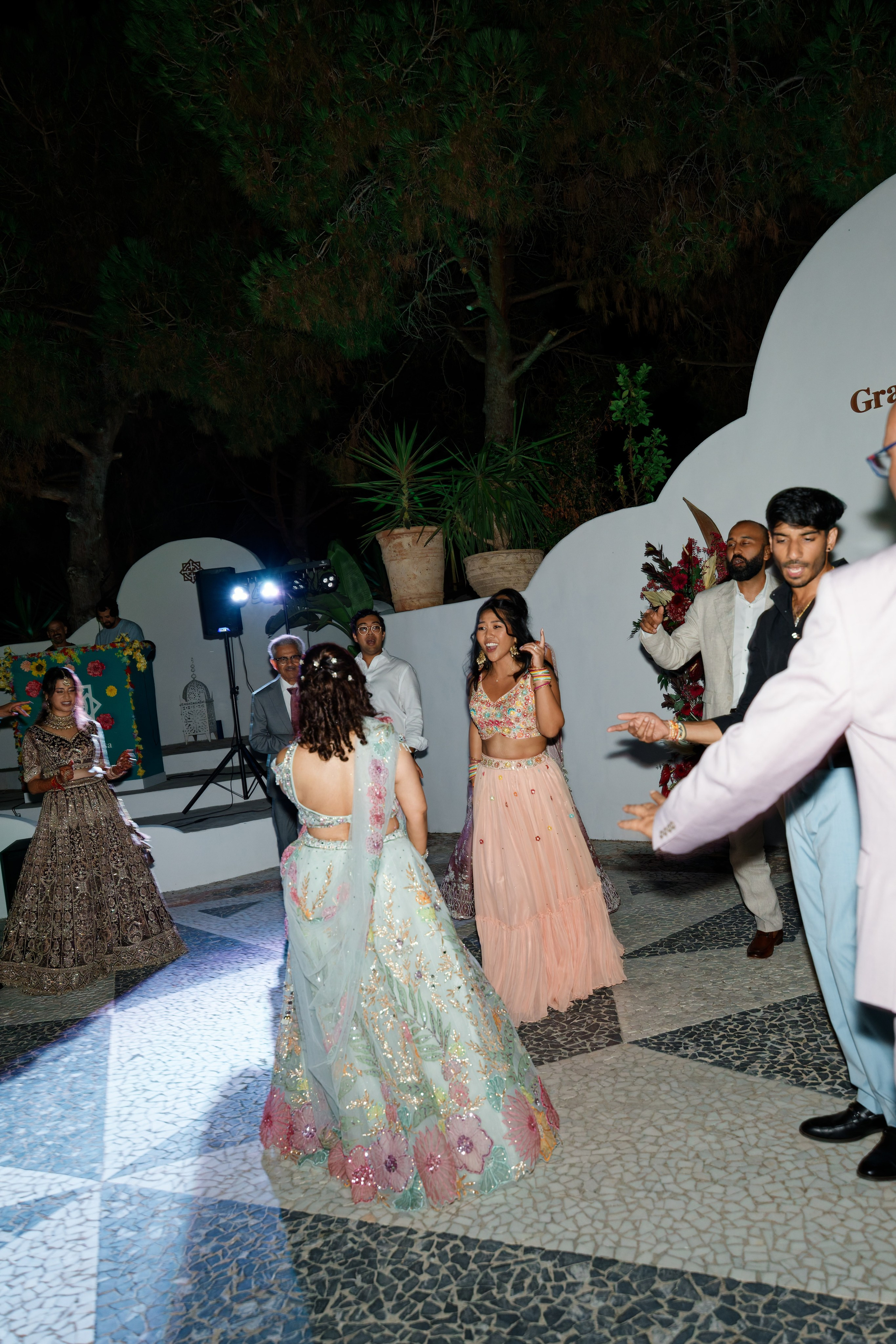 Indian wedding at Gran Villa Rosa, Barcelona