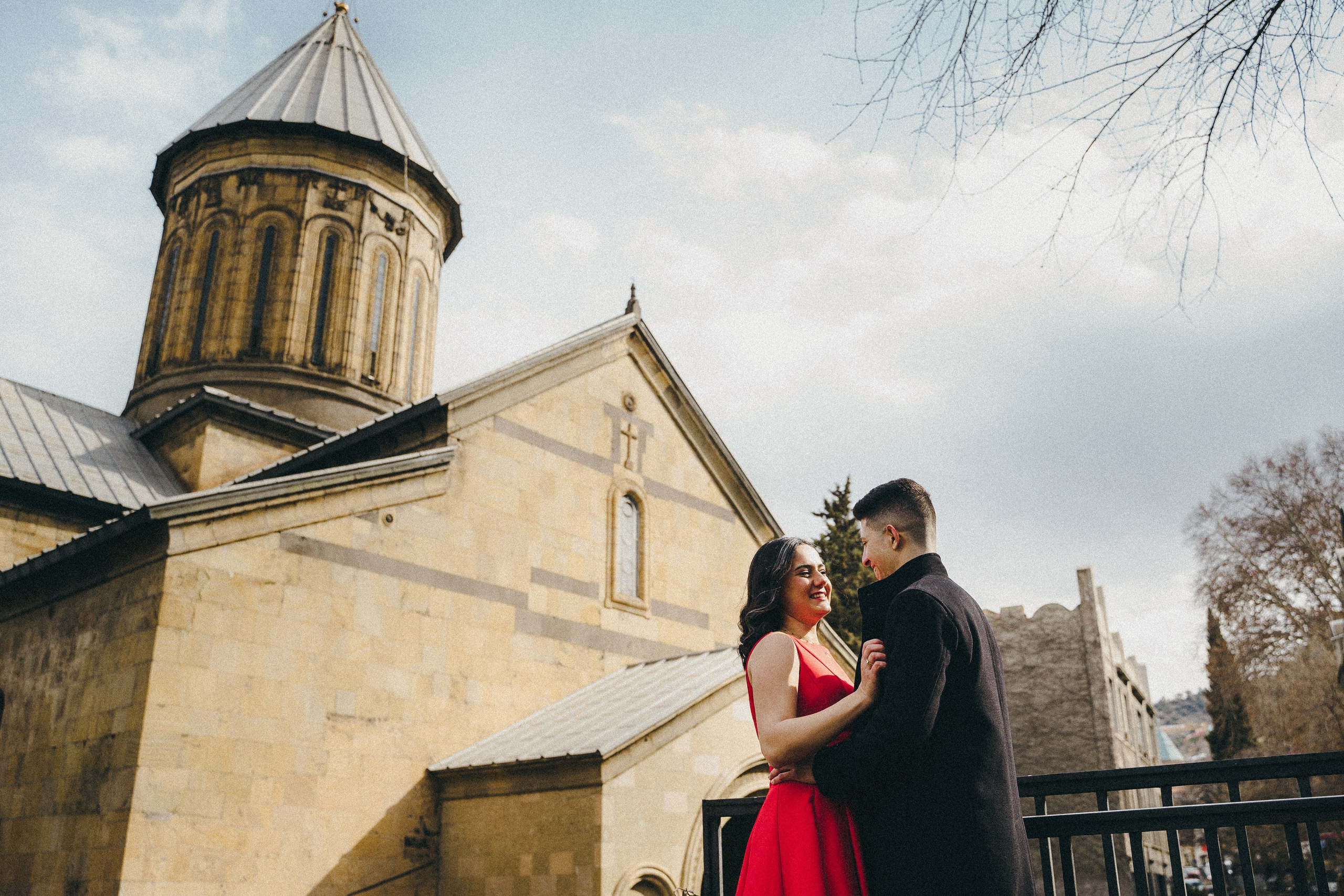Girl in red. Photographer and travel-blogger Aleksandra Gritsenko