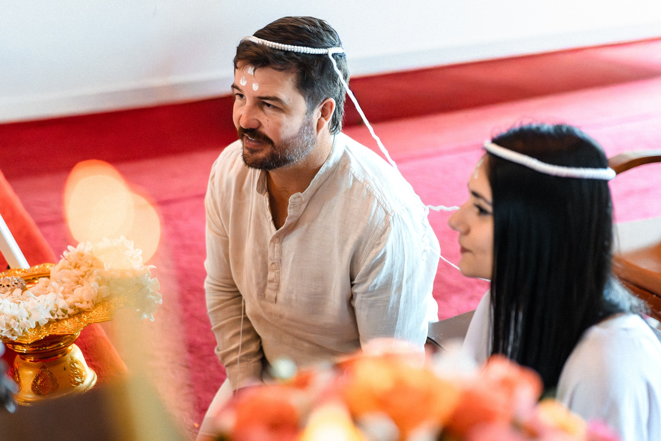 Authentic Buddhist Wedding Blessing Ceremony in Koh Samui, Thailand