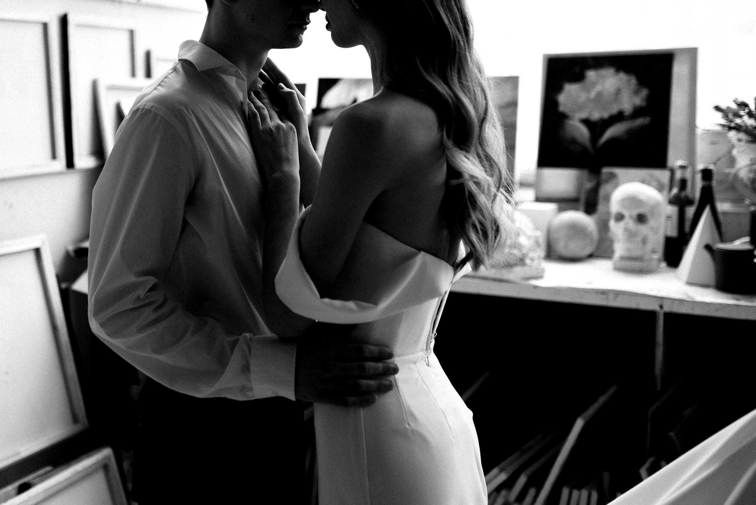 Свадебное утро в мастерской. Свадебный и портретный фотограф Юлия Пыльченко