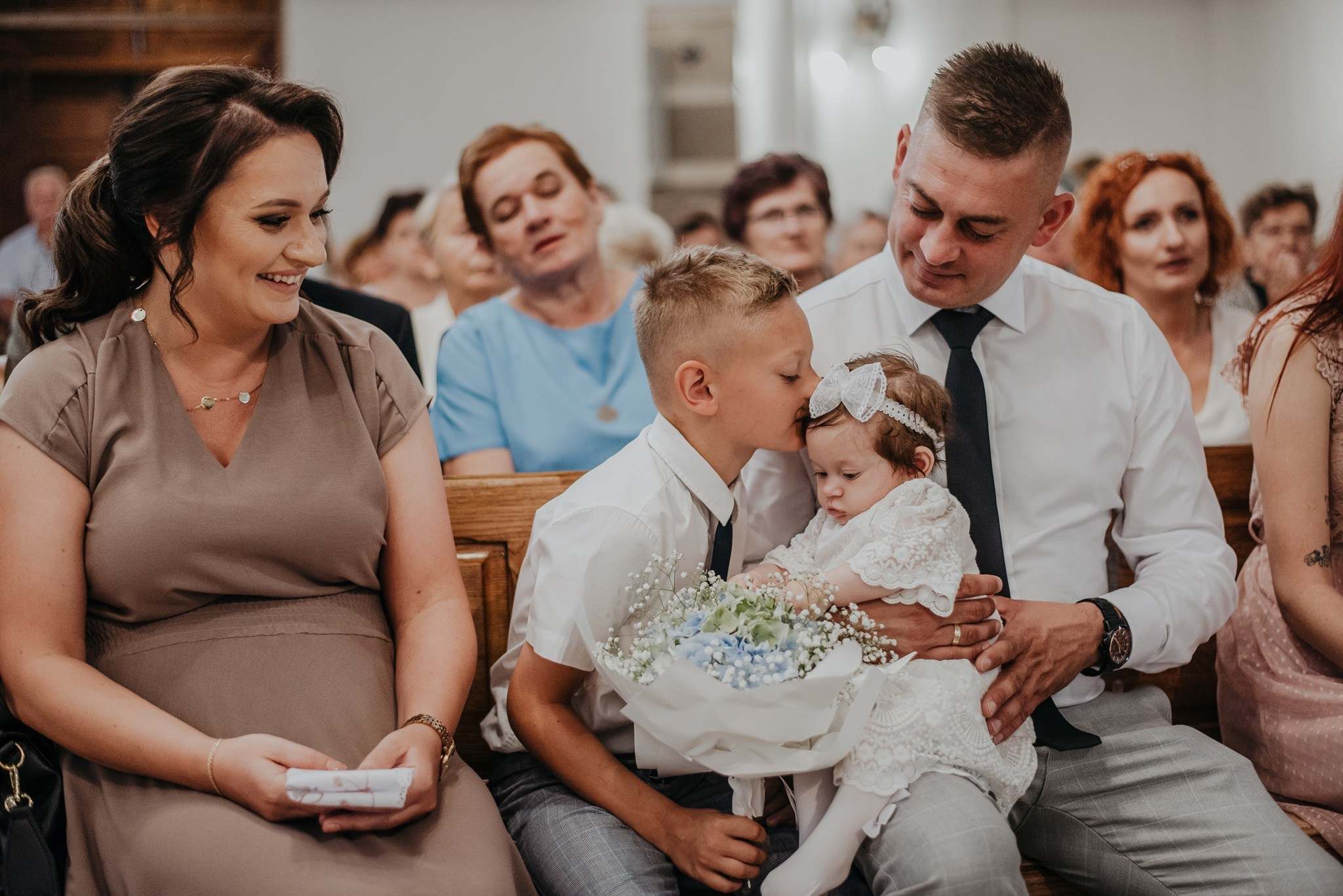 Chrzest Święty Klary. Dominika Strachacka Fotografia | Fotograf ślubny i rodzinny Opole Lubelskie Lublin