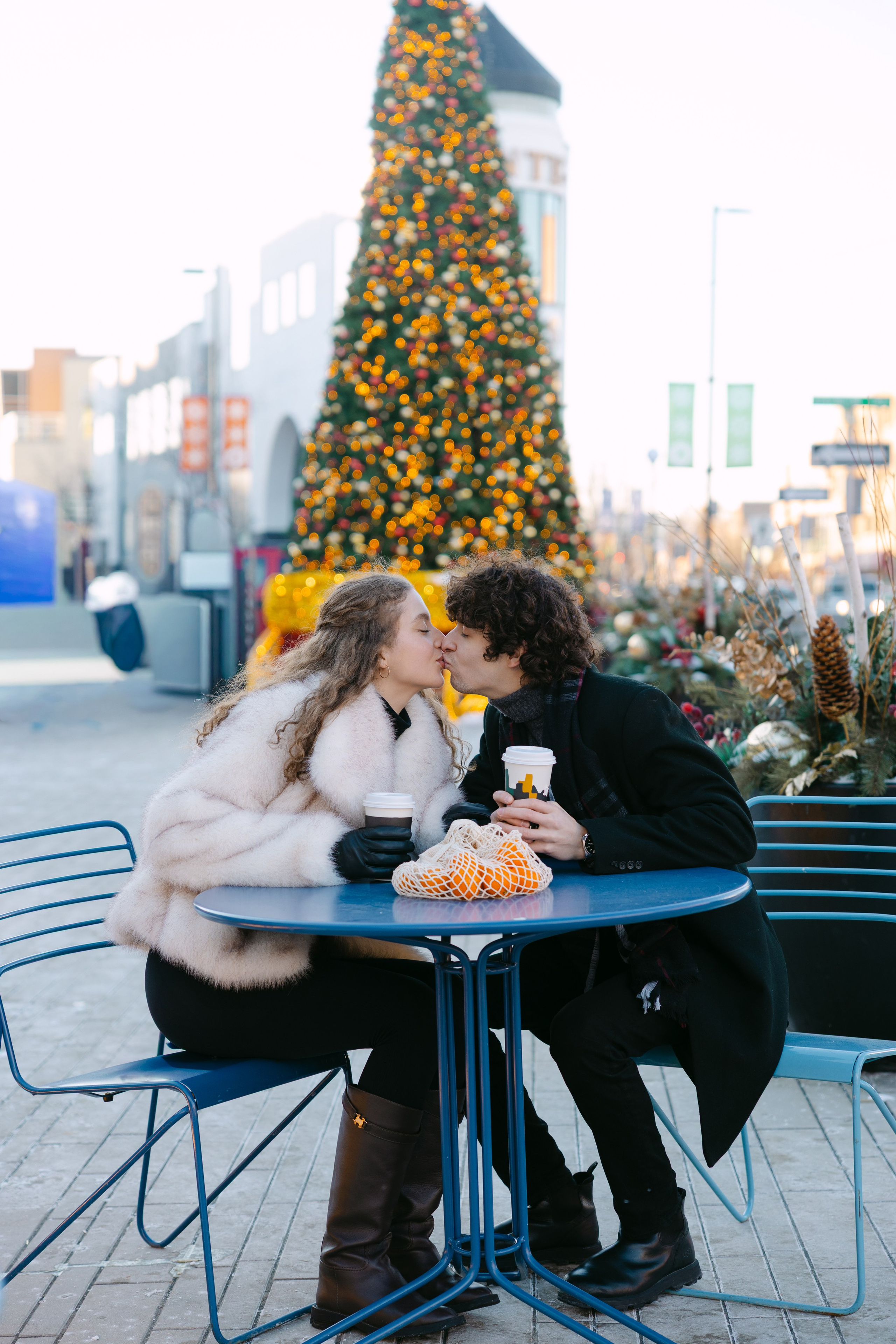 Christmas magic together. Home