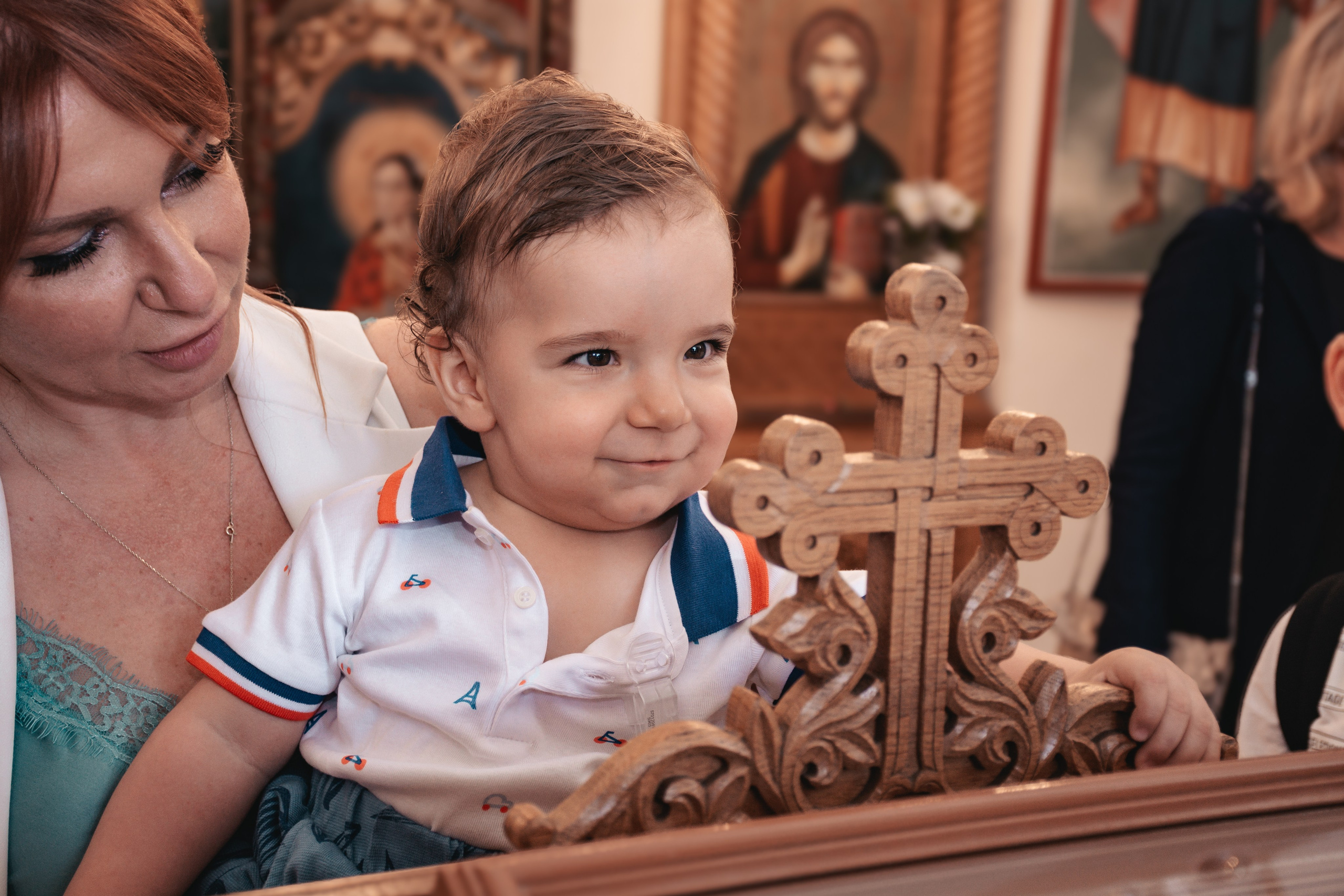 Lazar, krštenje i rođendan. BambinaaPhotography