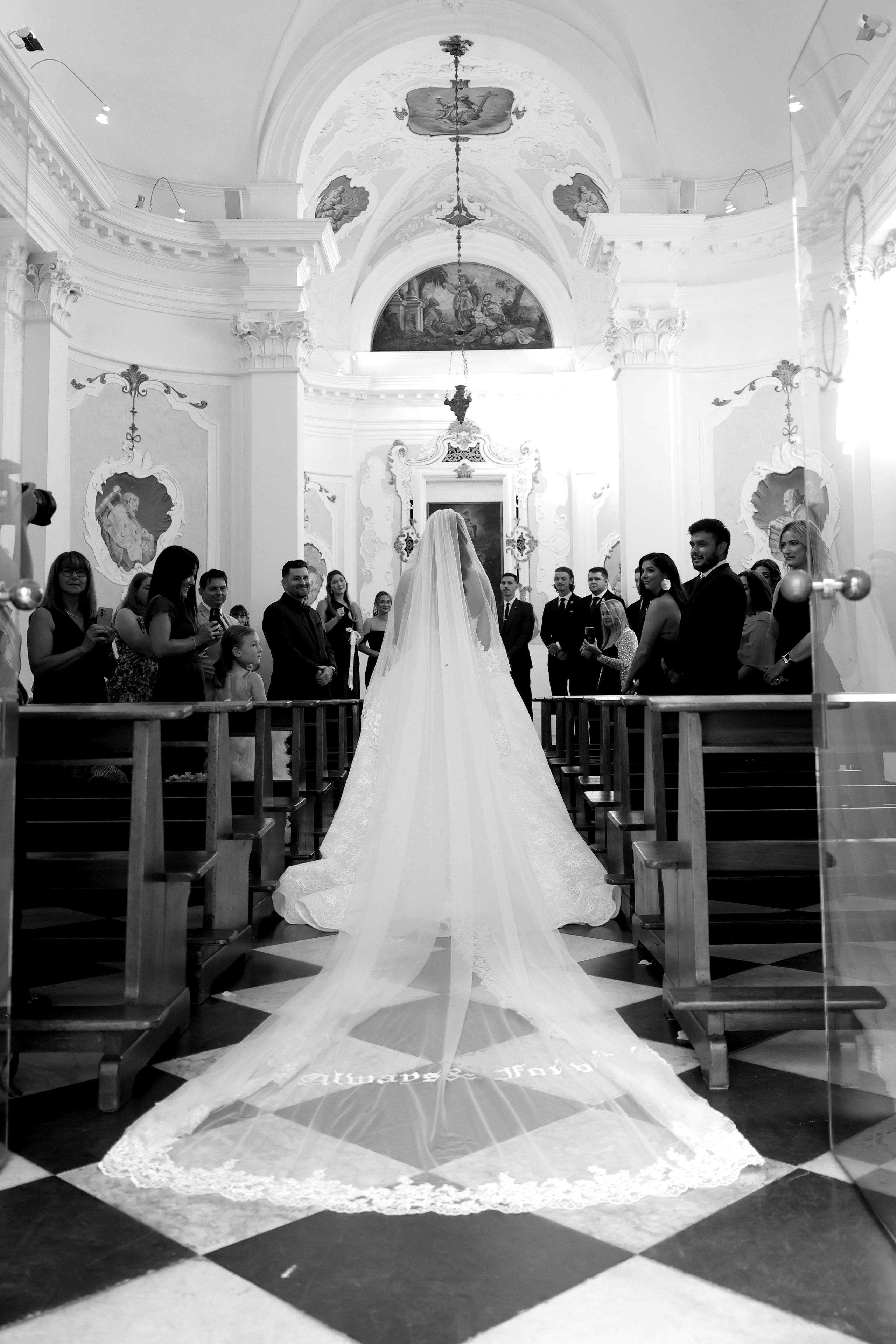 American wedding in Italy
