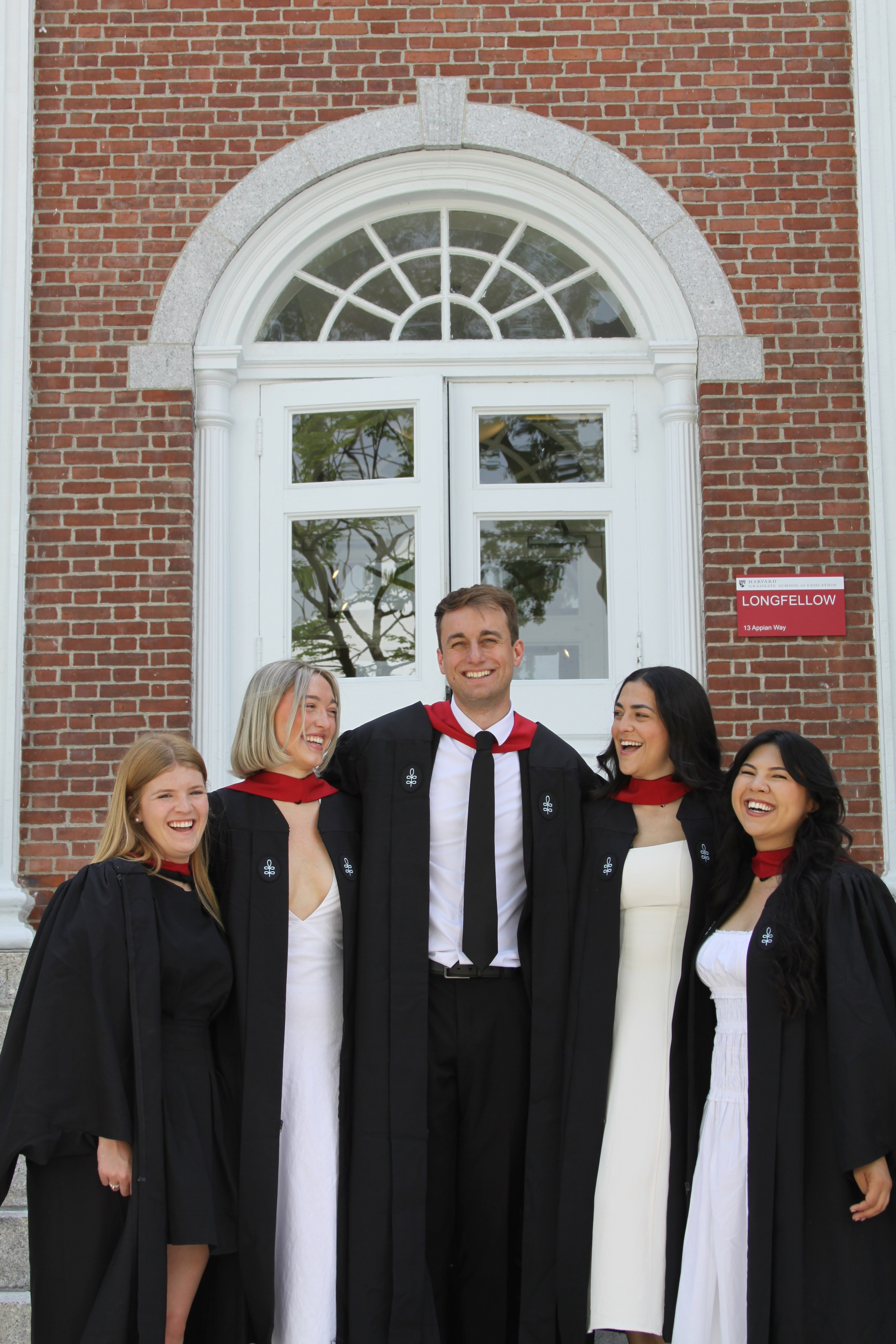 Masters graduation with Talia (group shoot). Kelly Sang, graduation and portrait photographer in Boston