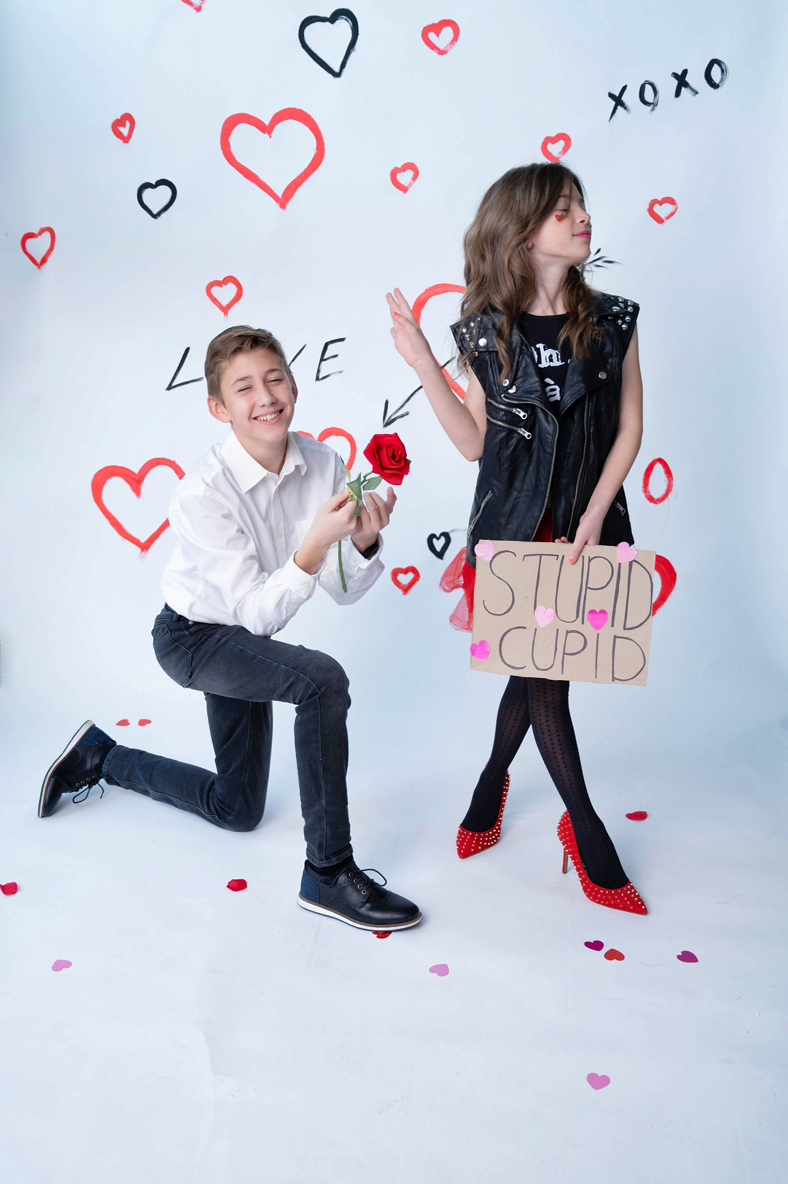 Valentine’s Day. Creative photographer in Las Vegas