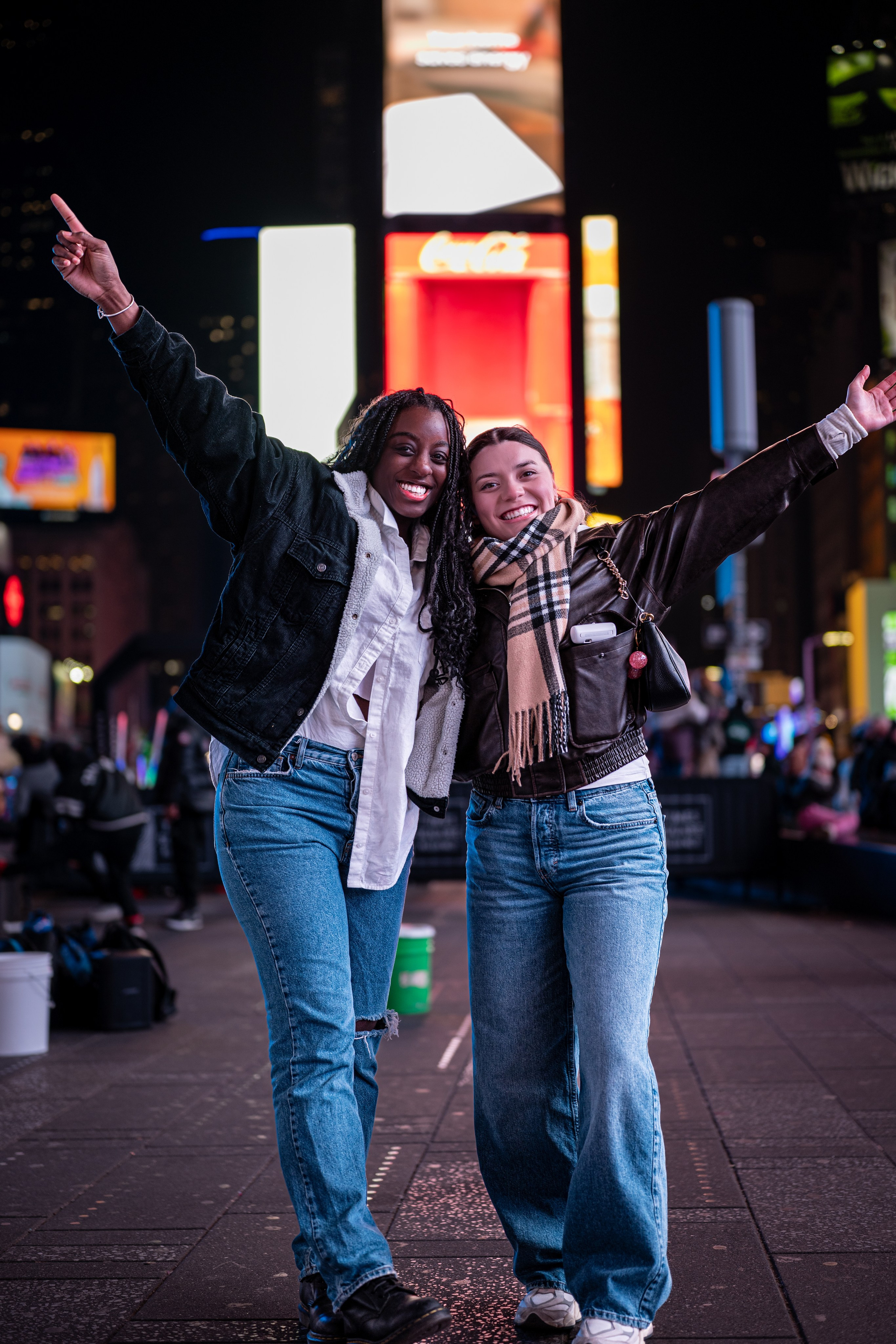 Times Square Night Photoshoot | NYC Street Portraits. Photography company in NYC — Sirius Proxima Photography