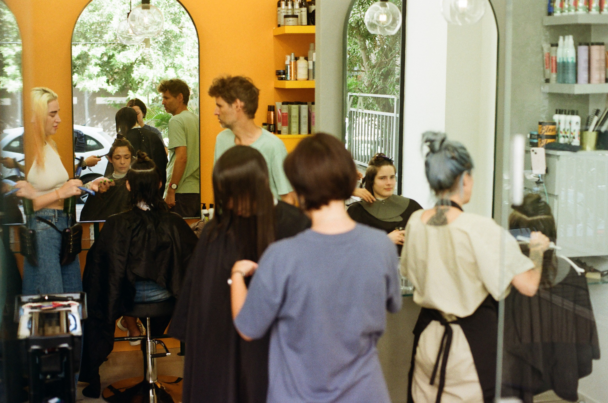 Master class “Haircut”. Film portrait photographer