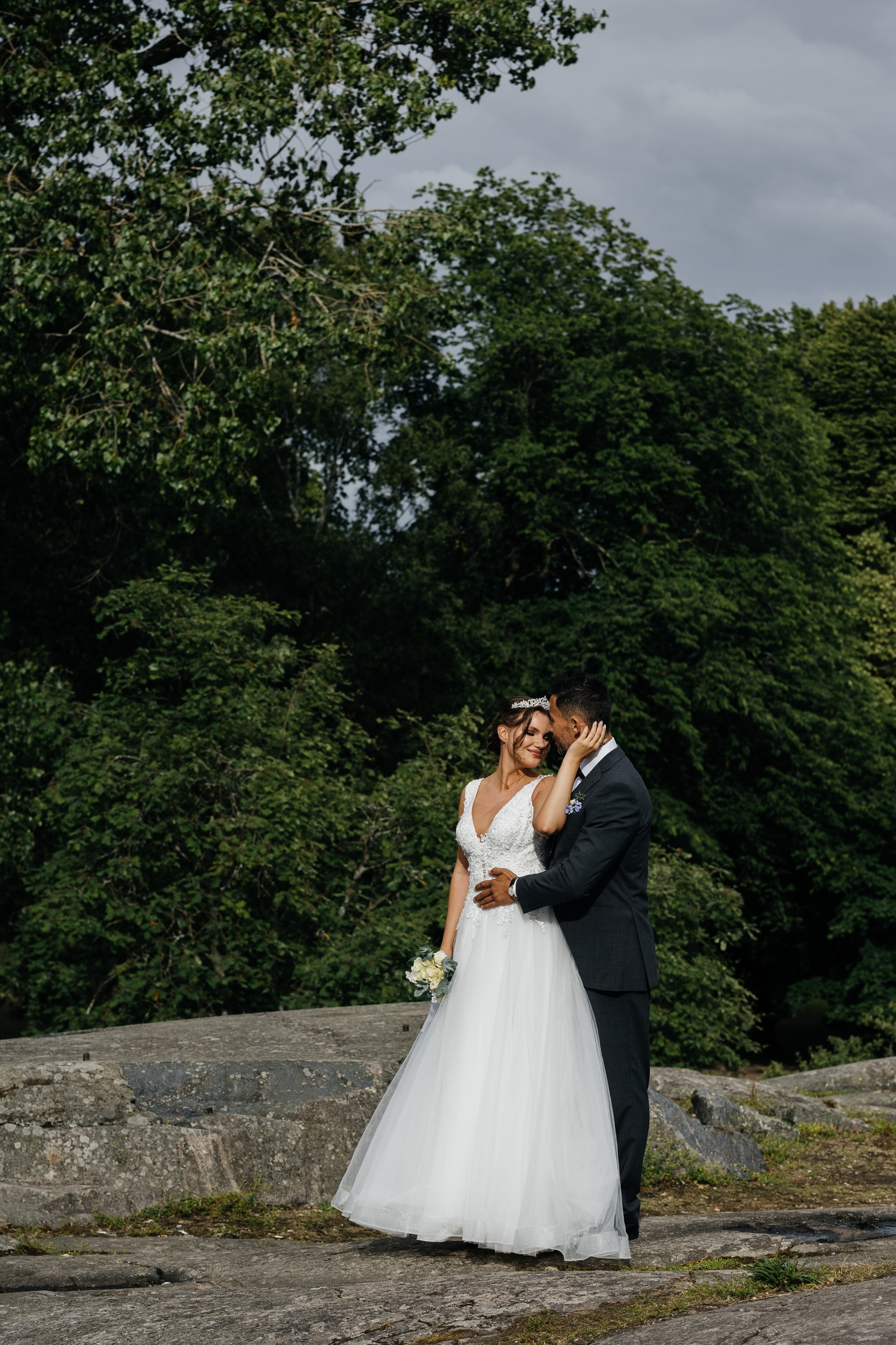 Häätarina Kaivopuistossa. Valokuvaaja Lahti, Helsinki Elena Salonen