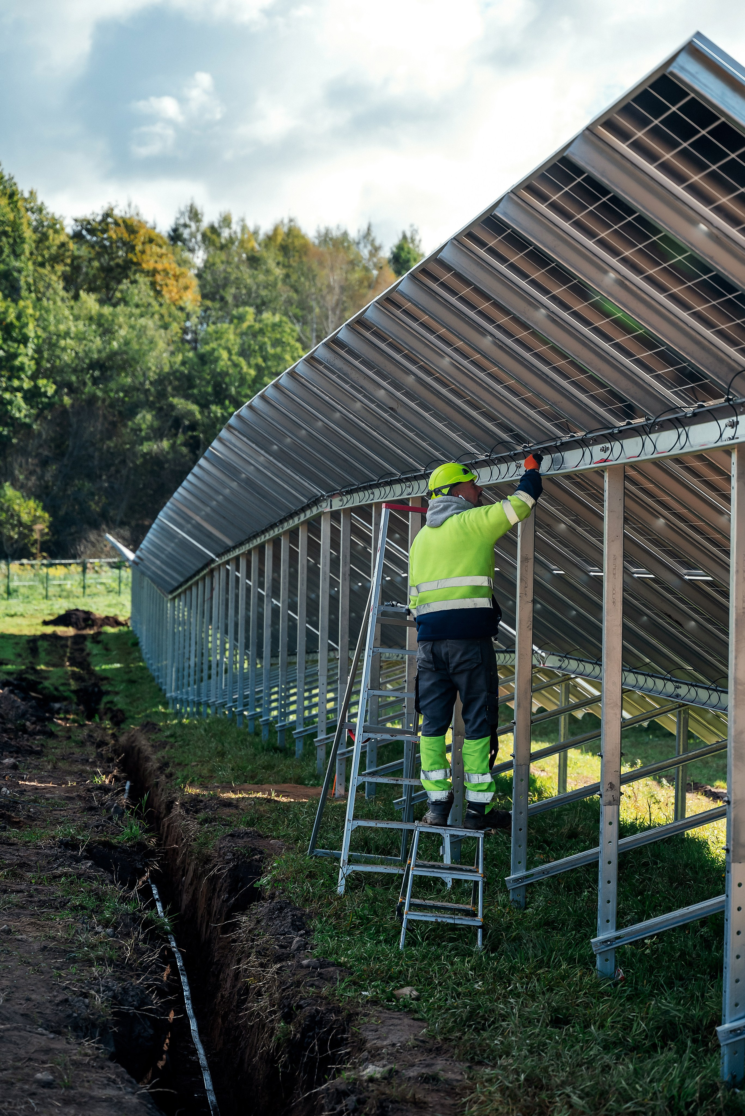 Парк солнечных панелей. Ваш фотограф в Латгалии — Александра Юхневича!