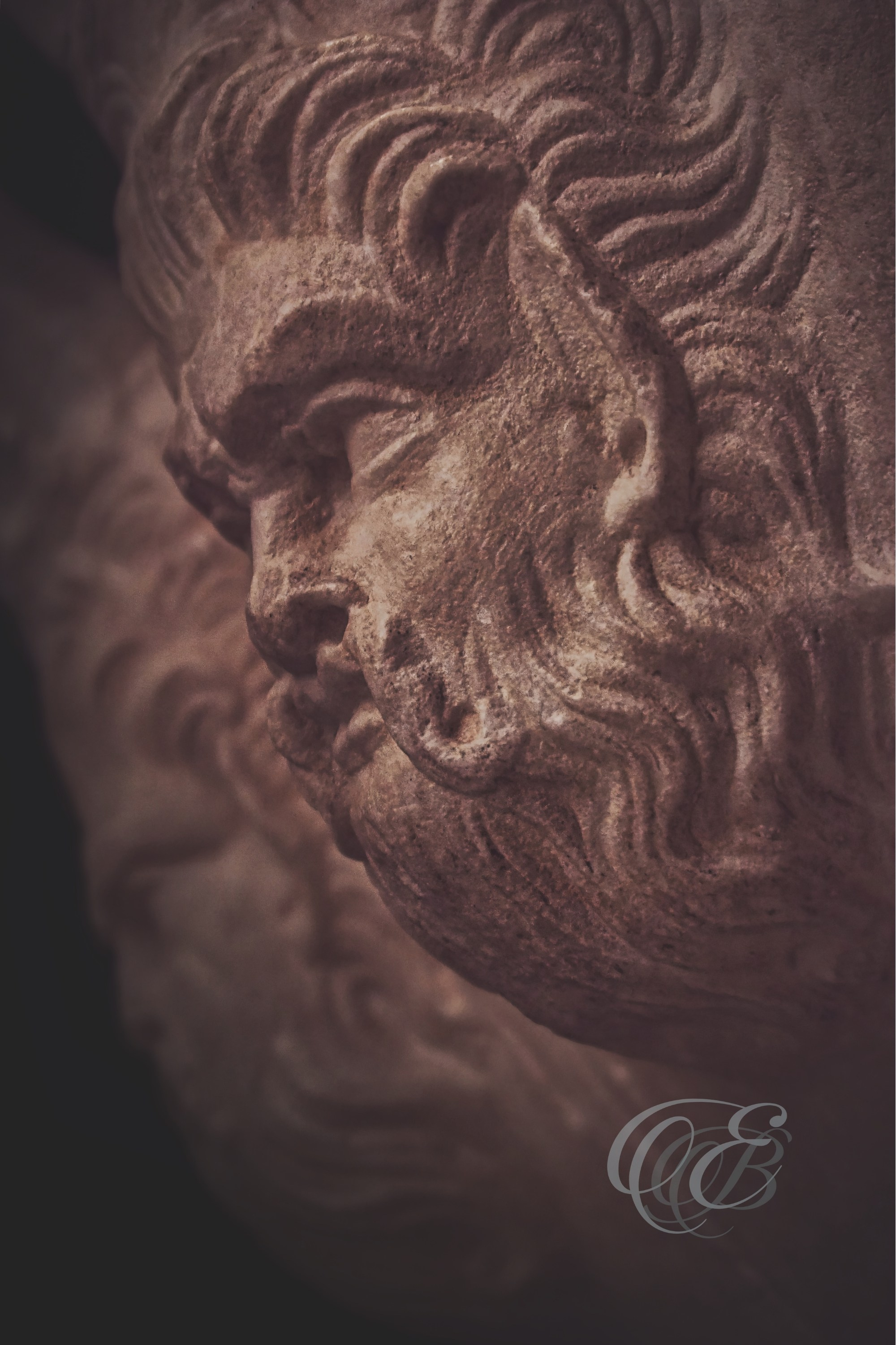 Rome Italy - Ancient marble vase in The Capitoline Museum - Eduardo Bartoli Fine Art Photography - Ancient marble vase in the Capitoline Museum, Rome, Italy – fine art photography by Eduardo Bartoli.