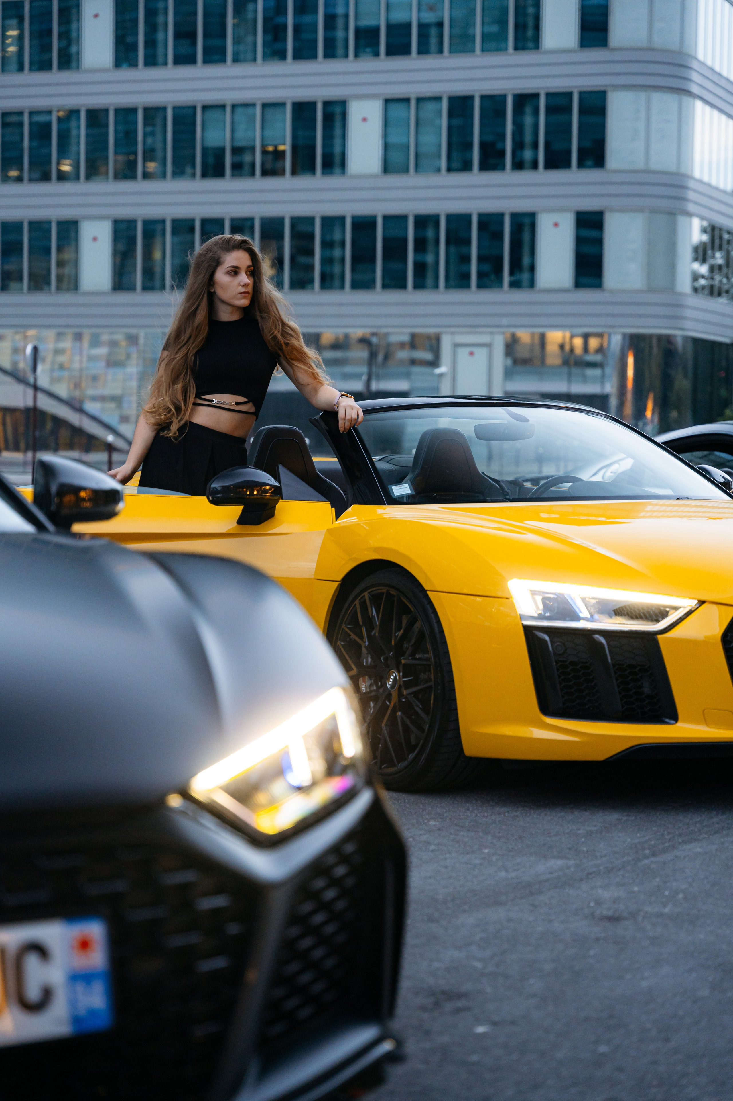 Alexandra x Audi R8. Photographer in Paris — Vitalii Motruk