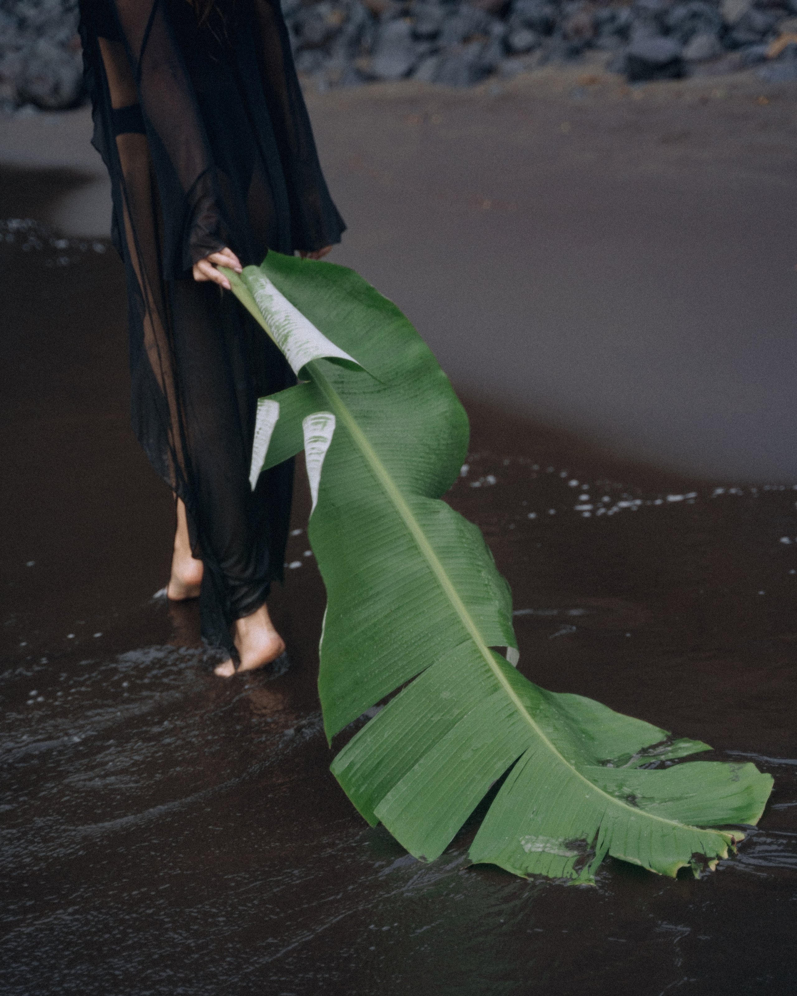 Daria — Seixal Beach Photoshoot in Misty Weather | Photographer Madeira. Your photographer in Madeira