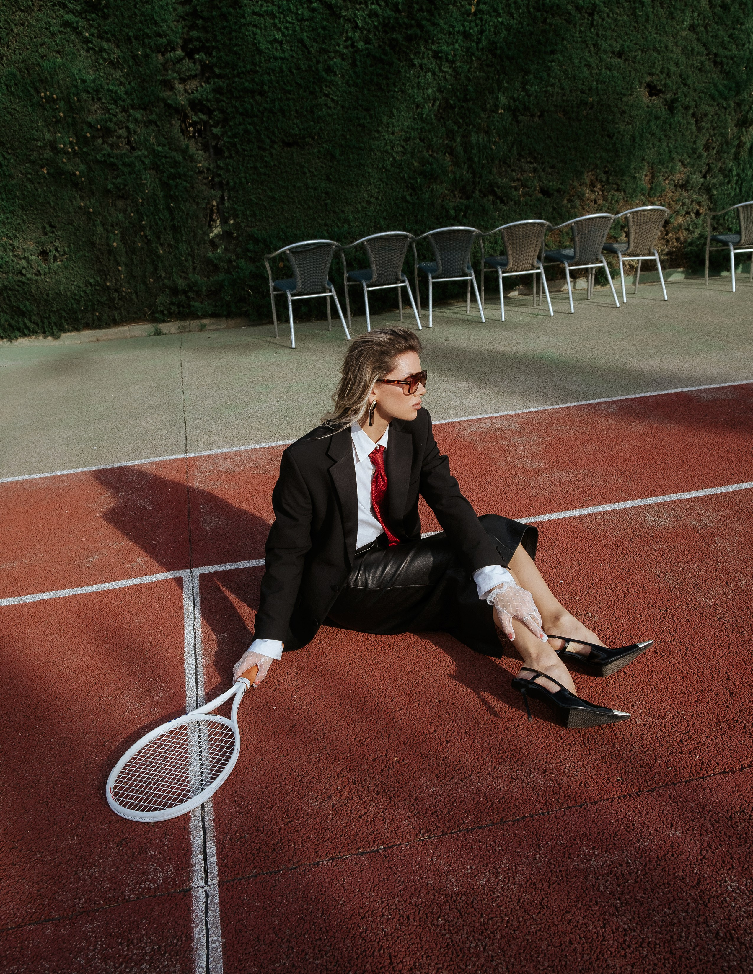 Фэшн-фотосессия на теннисном корте — Андрей Луковников, Аликанте / Торревьеха / Мурсия