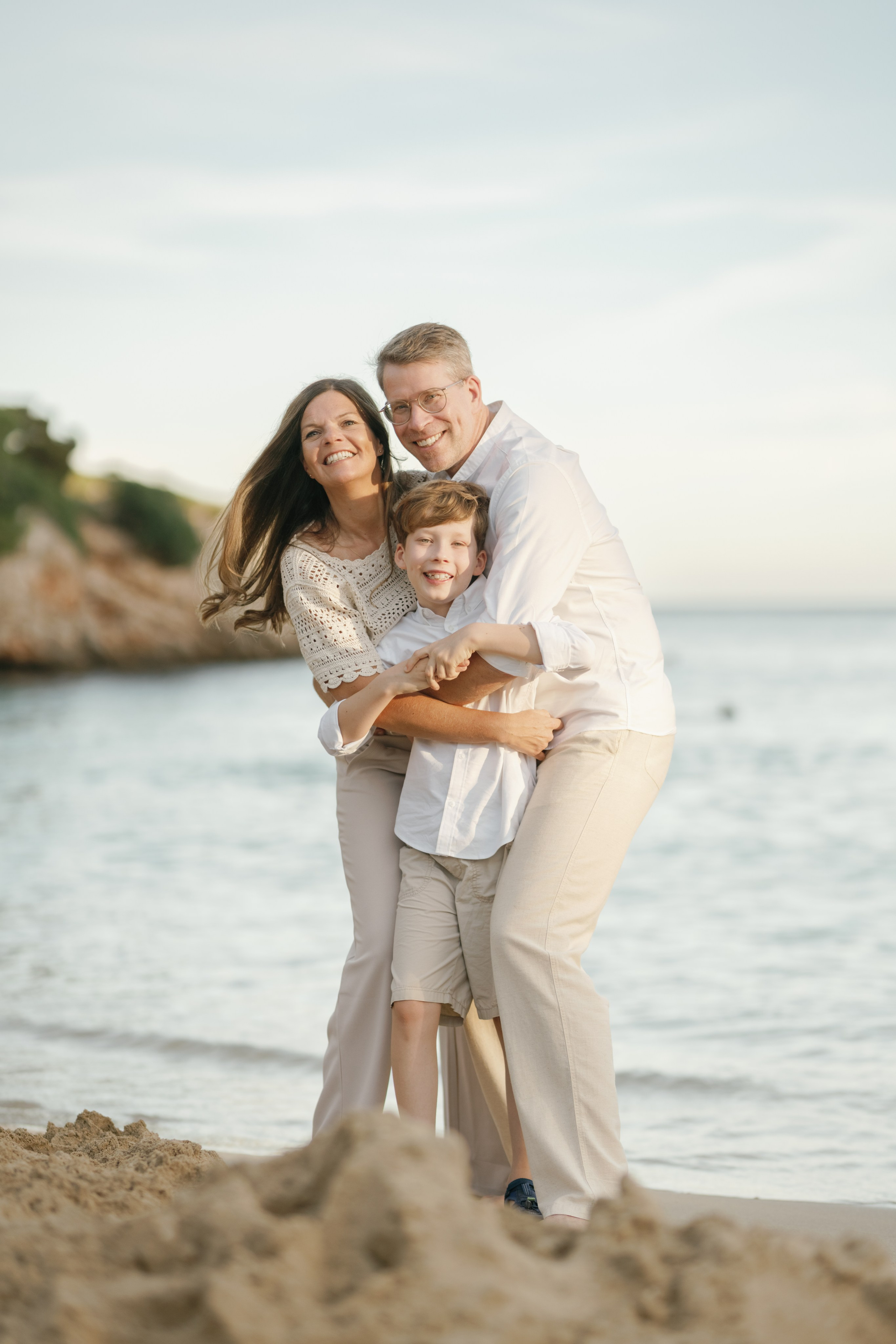 Big family photo session. Photographer in Mallorca