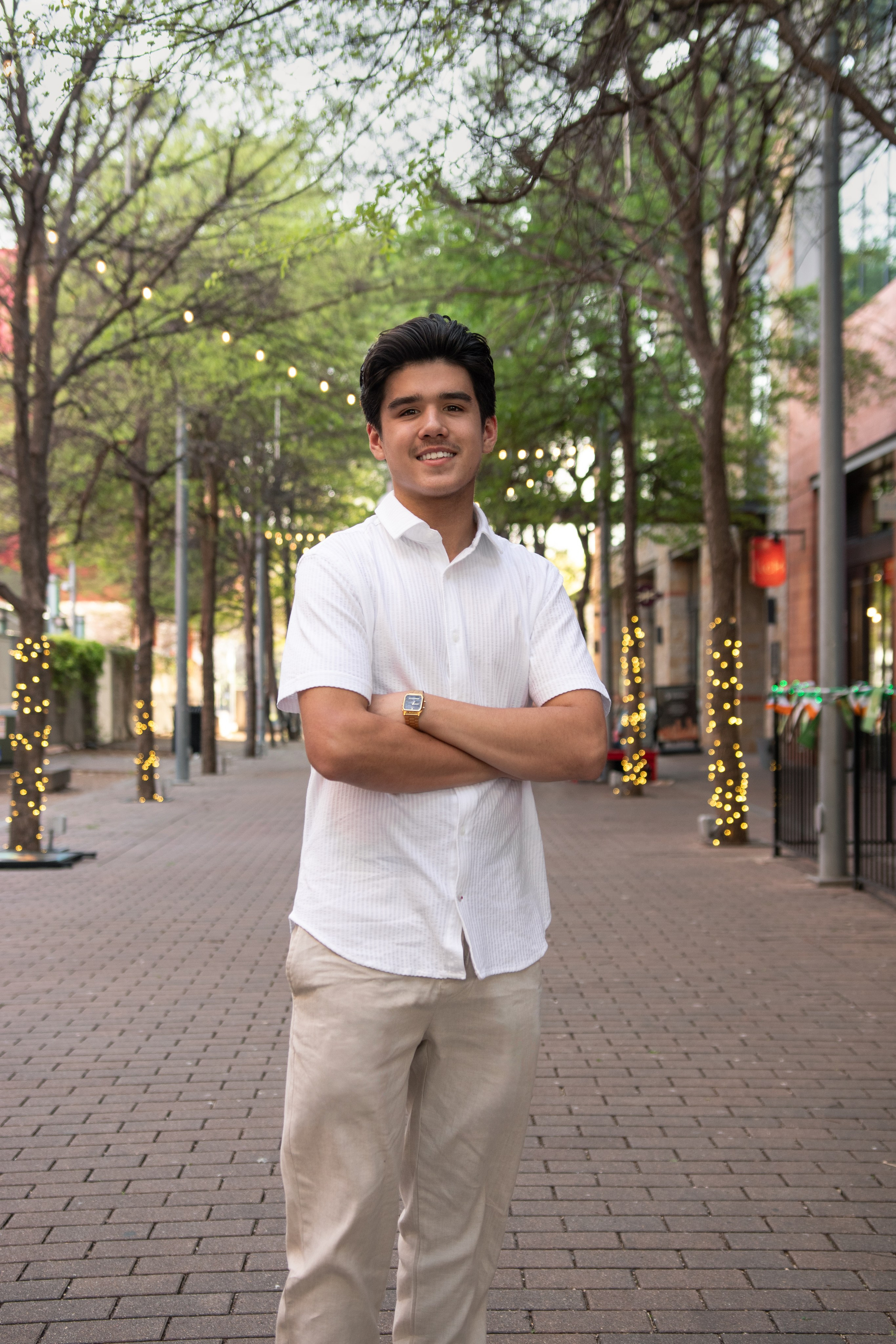 Parker's senior photoshoot at Mueller Lake Park in Austin, Texas
