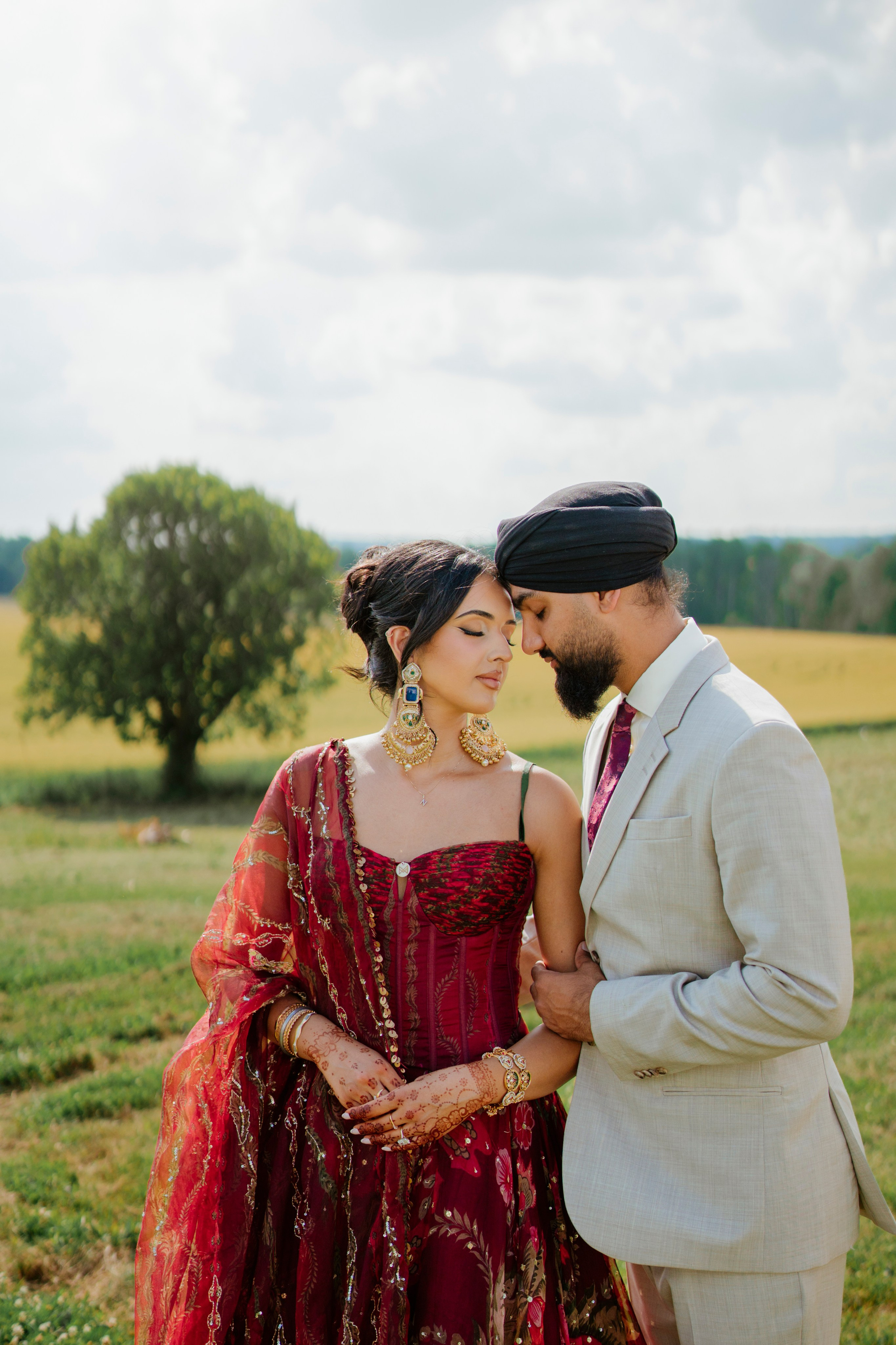 Nooreen & Jugraj. Studio Kunal Photography