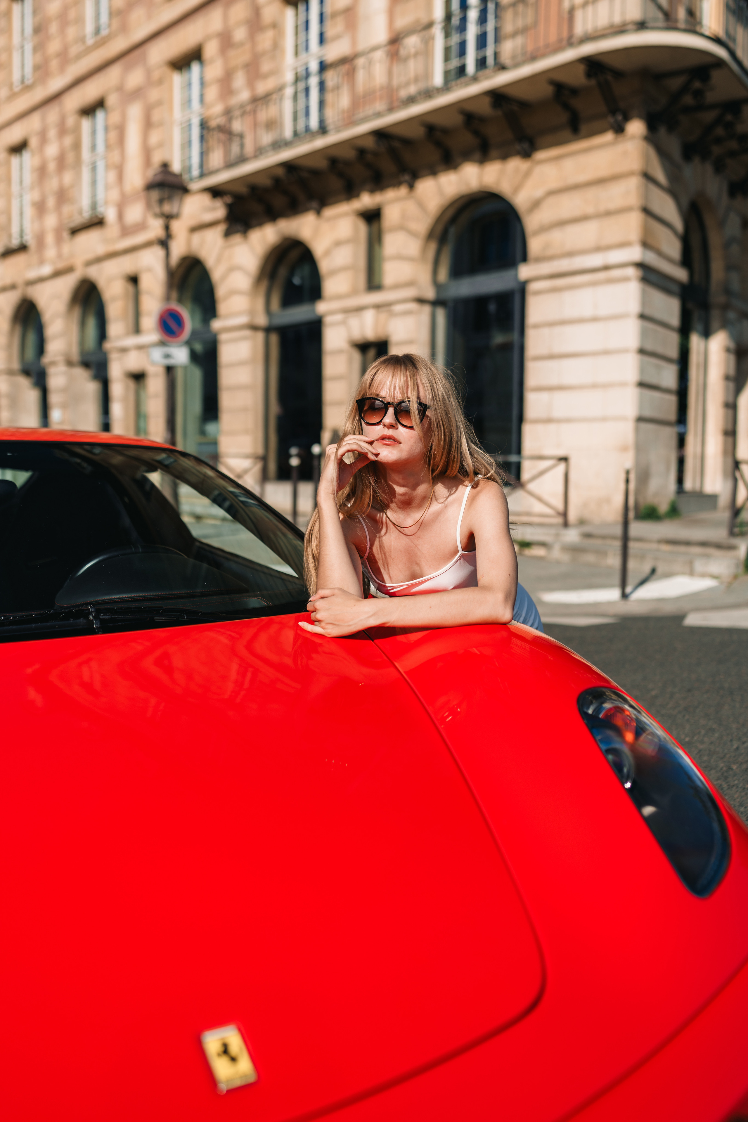 Polina x Ferrari F430. Photographer in Paris — Vitalii Motruk