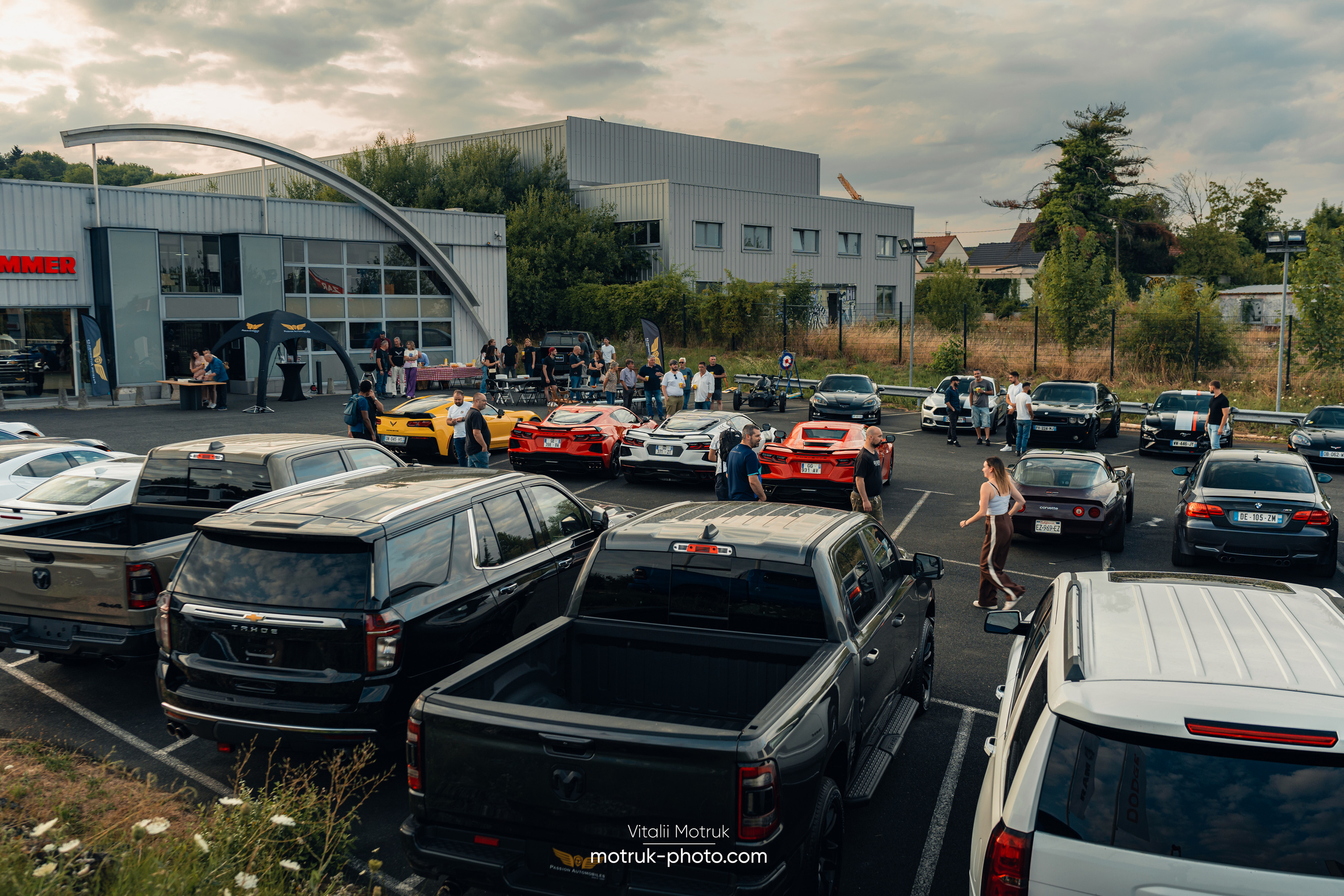 Rassemblement Passion Automobiles. Photographe de voitures à Paris — Vitalii Motruk