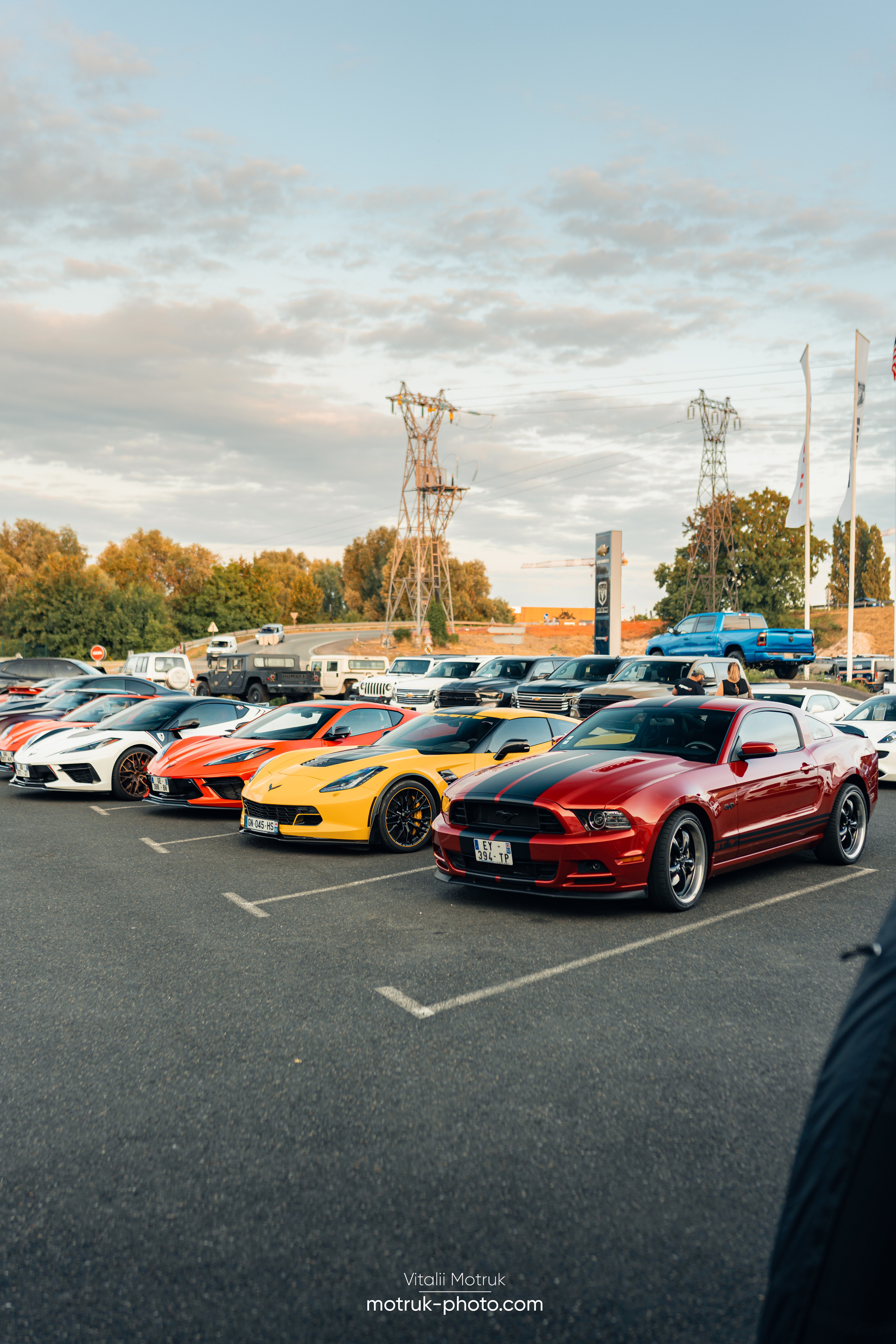 Rassemblement Passion Automobiles. Photographe de voitures à Paris — Vitalii Motruk