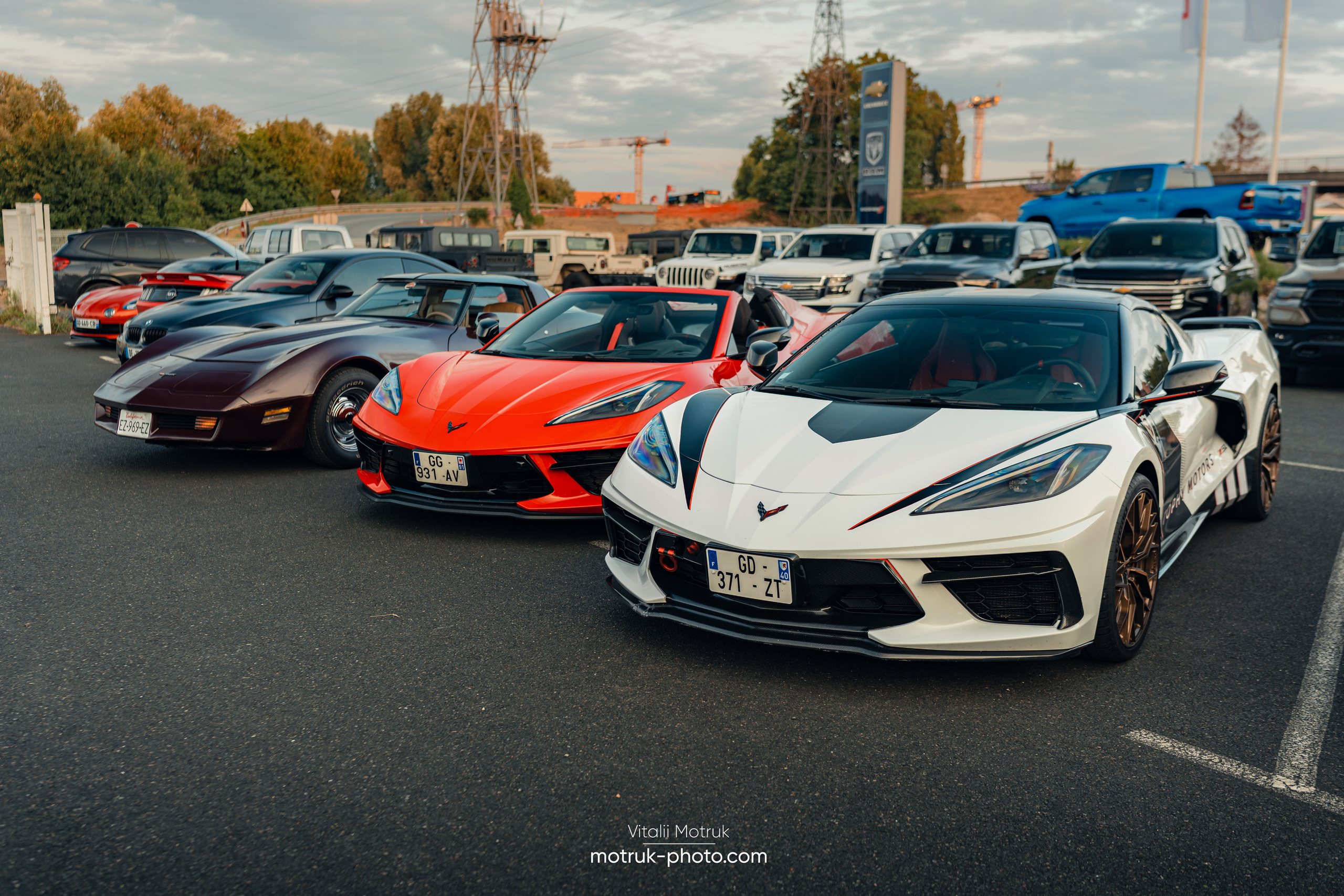 Rassemblement Passion Automobiles. Photographe de voitures à Paris — Vitalii Motruk
