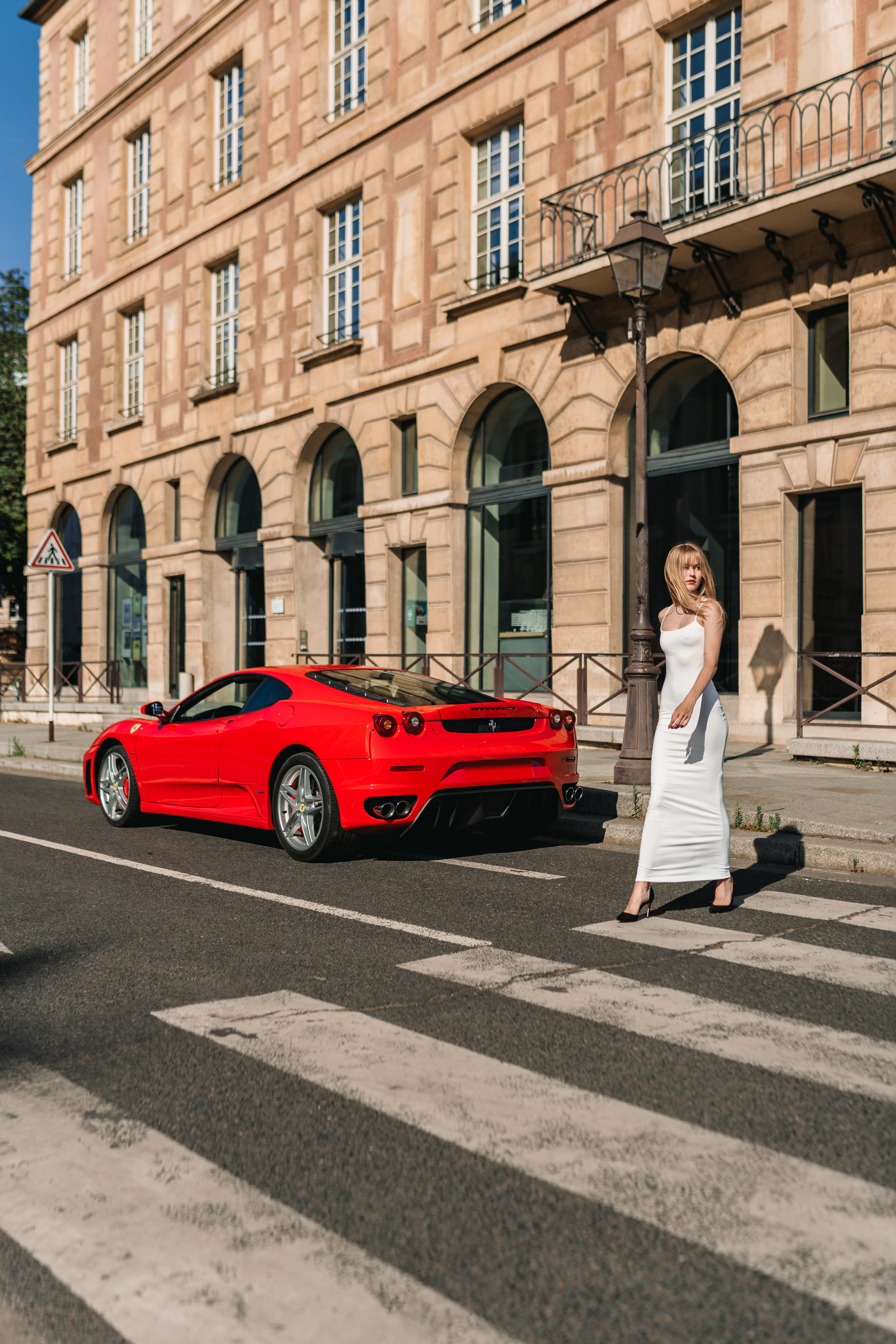 Polina x Ferrari F430. Photographer in Paris — Vitalii Motruk