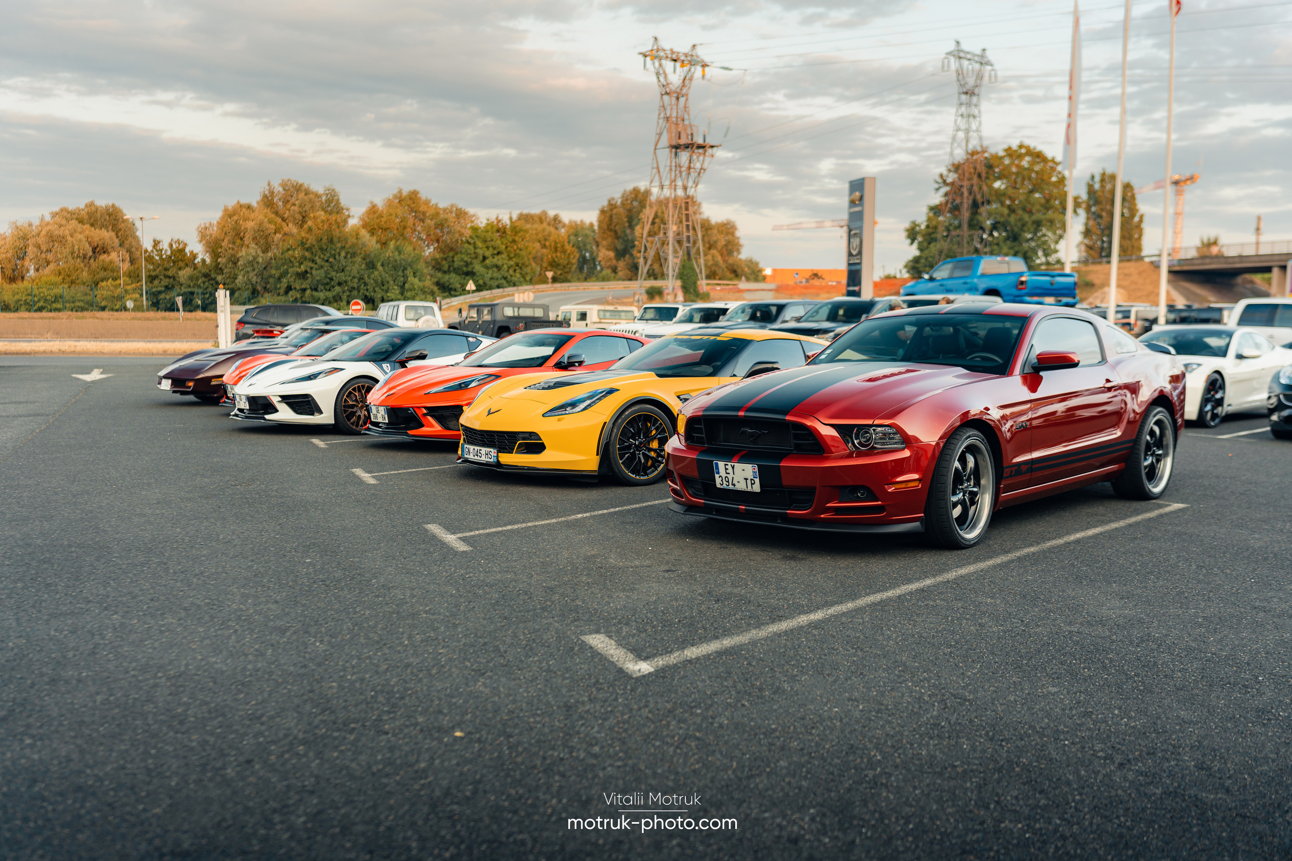 Rassemblement Passion Automobiles. Photographe de voitures à Paris — Vitalii Motruk