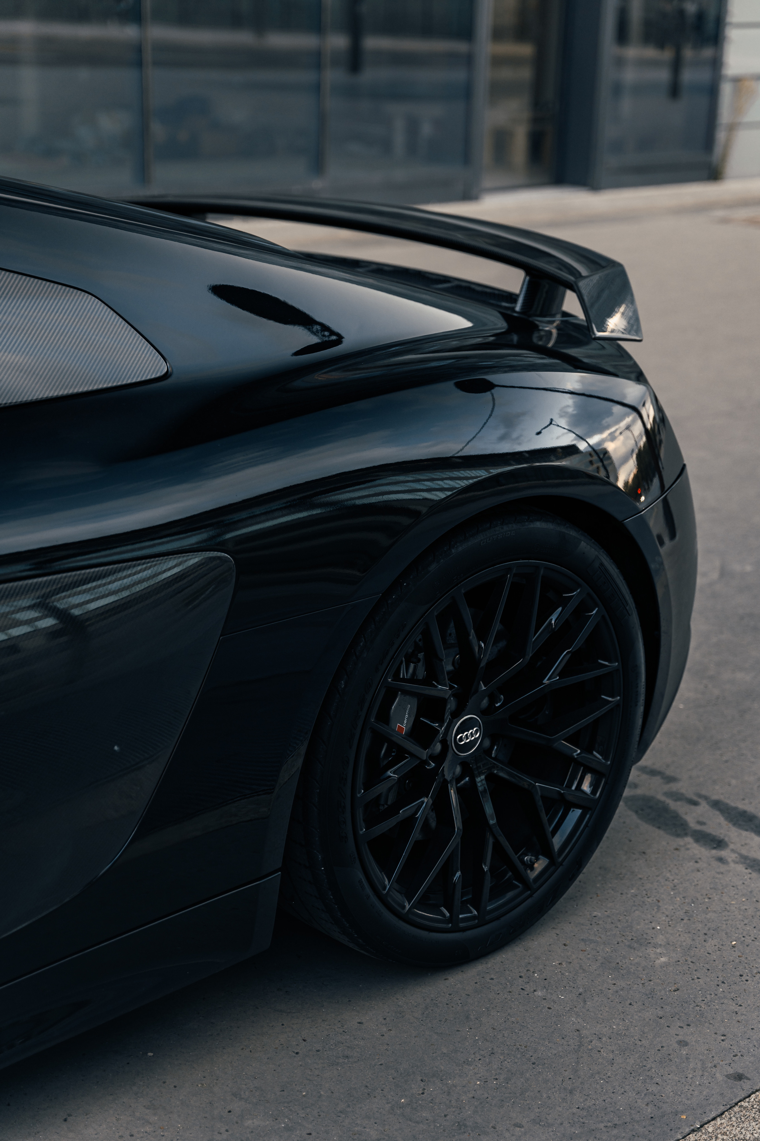 Audi R8 V10. Photographe de voitures à Paris — Vitalii Motruk